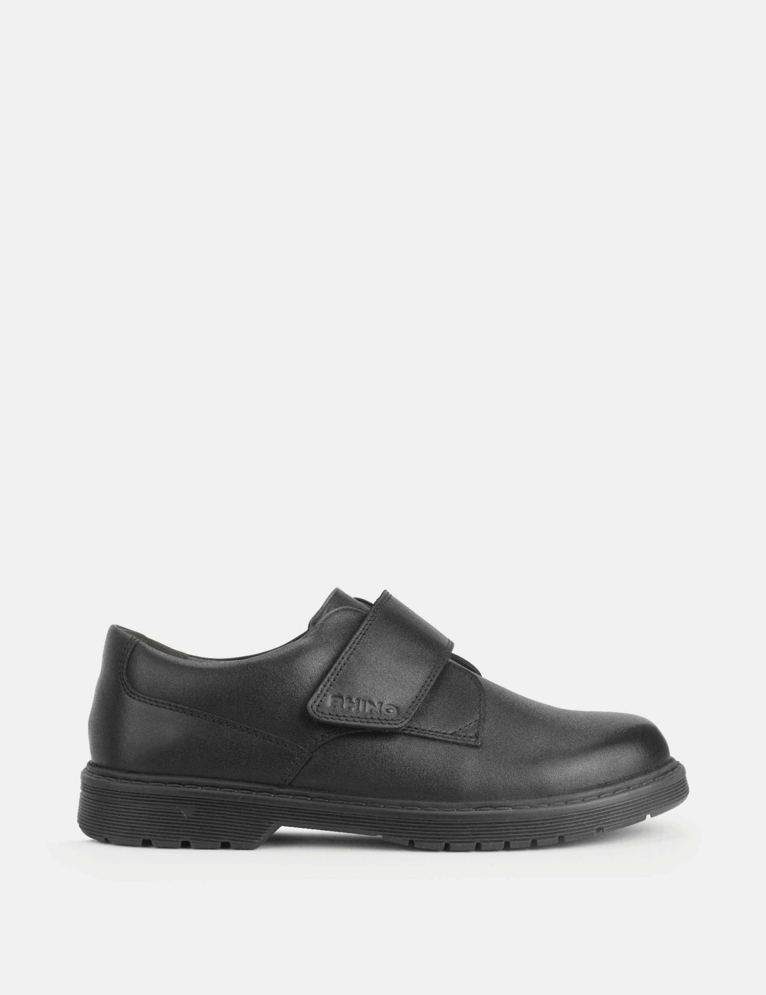 Kids' Leather Riptape Schoolwear Shoes (2 Large - 6 Large) 1 of 4
