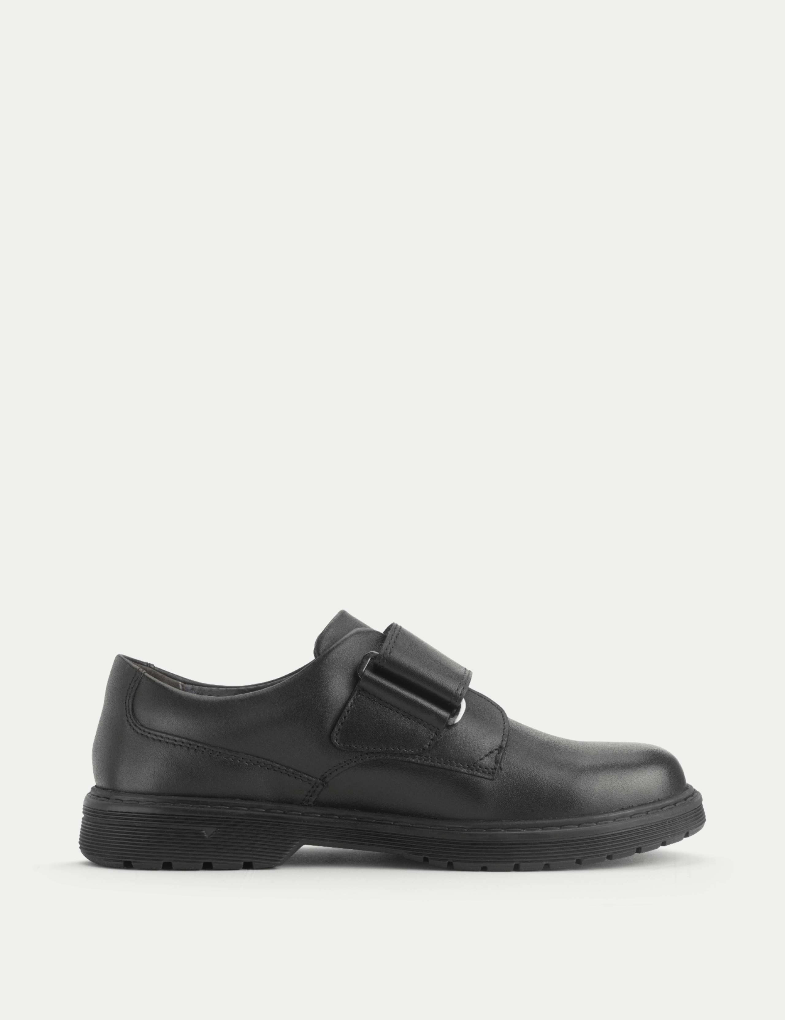 Kids' Leather Riptape Schoolwear Shoes (2 Large - 6 Large) 2 of 4