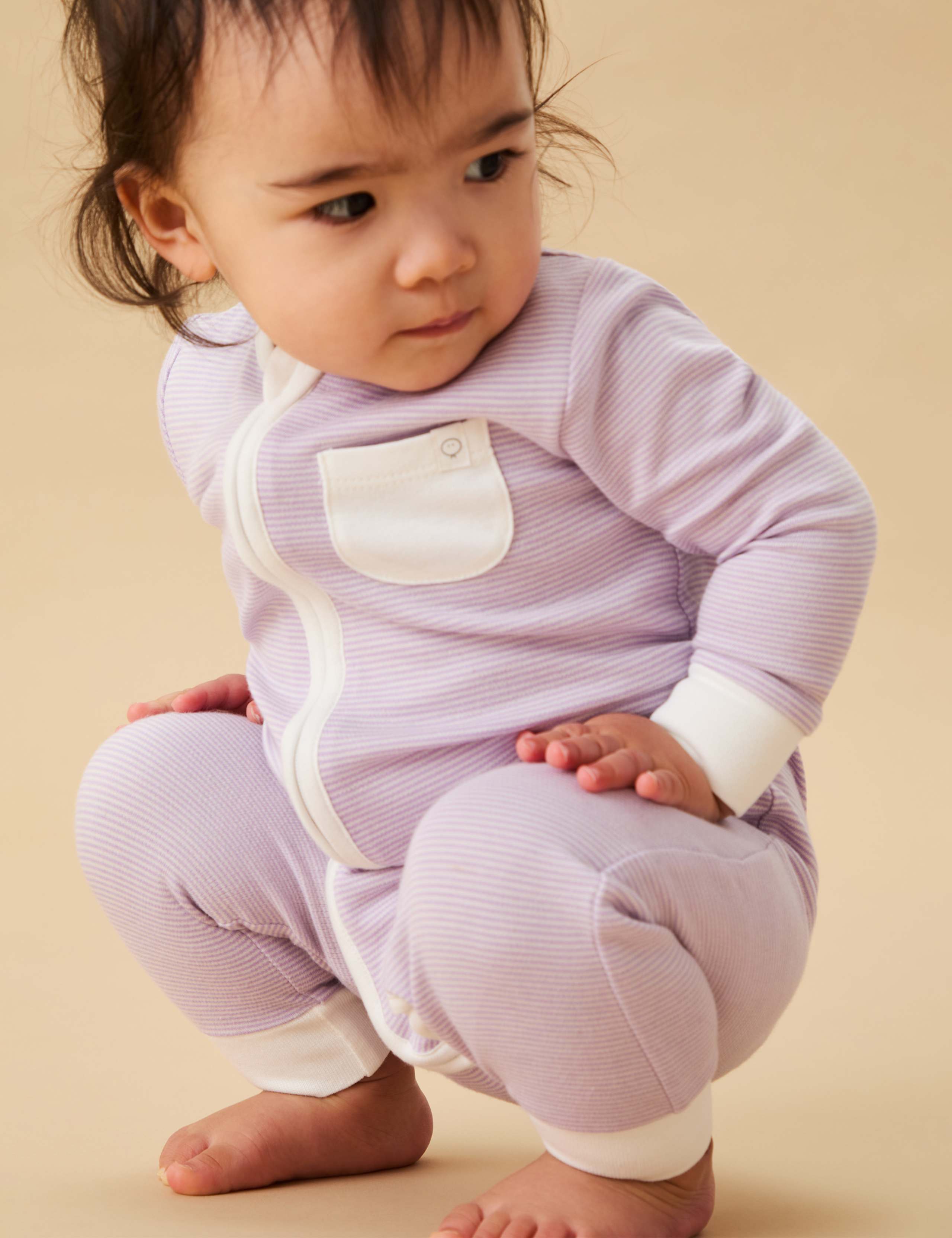 3 Pack Cotton Blend Sleepsuits (0-24 Mths) 6 of 8