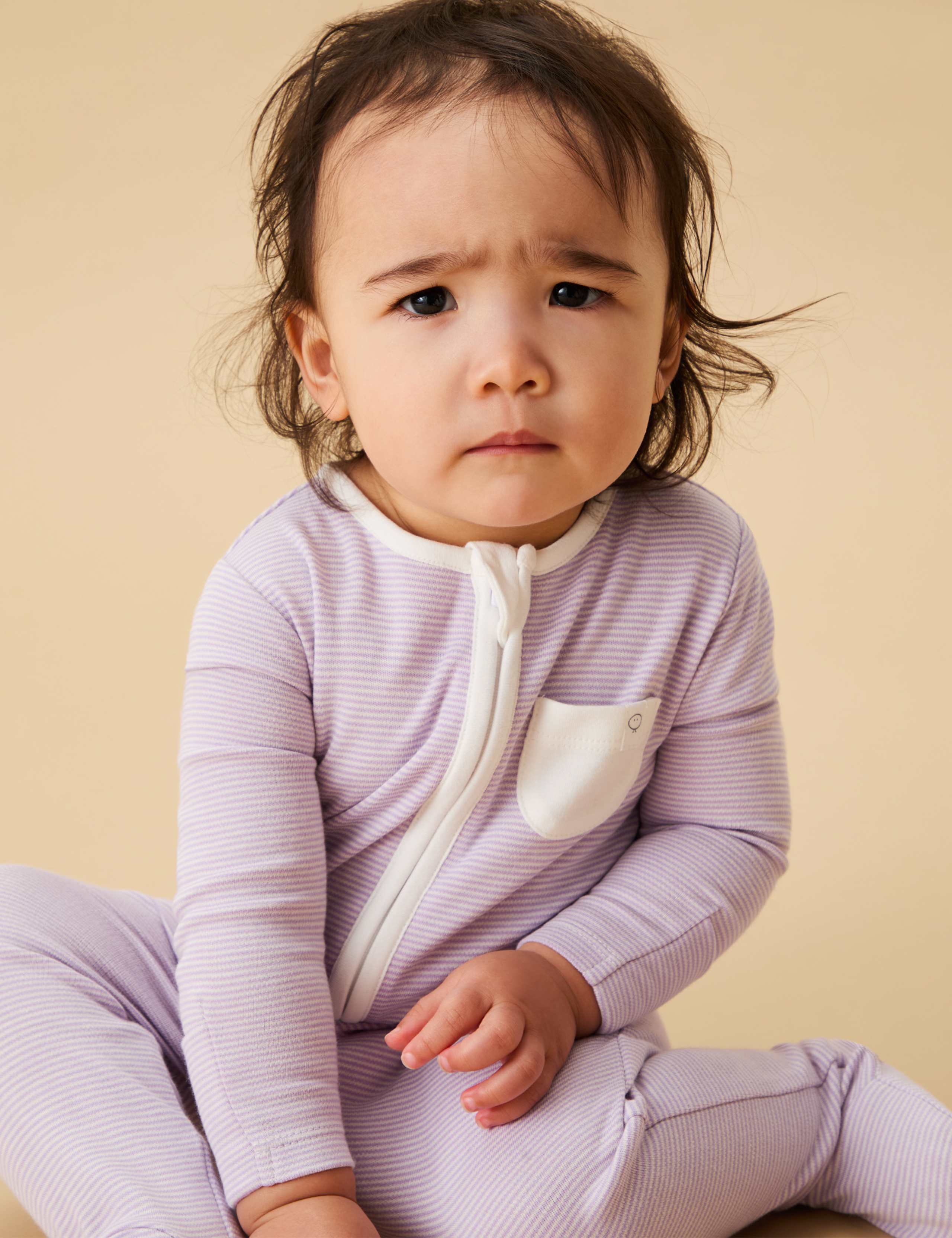 3 Pack Cotton Blend Sleepsuits (0-24 Mths) 7 of 8