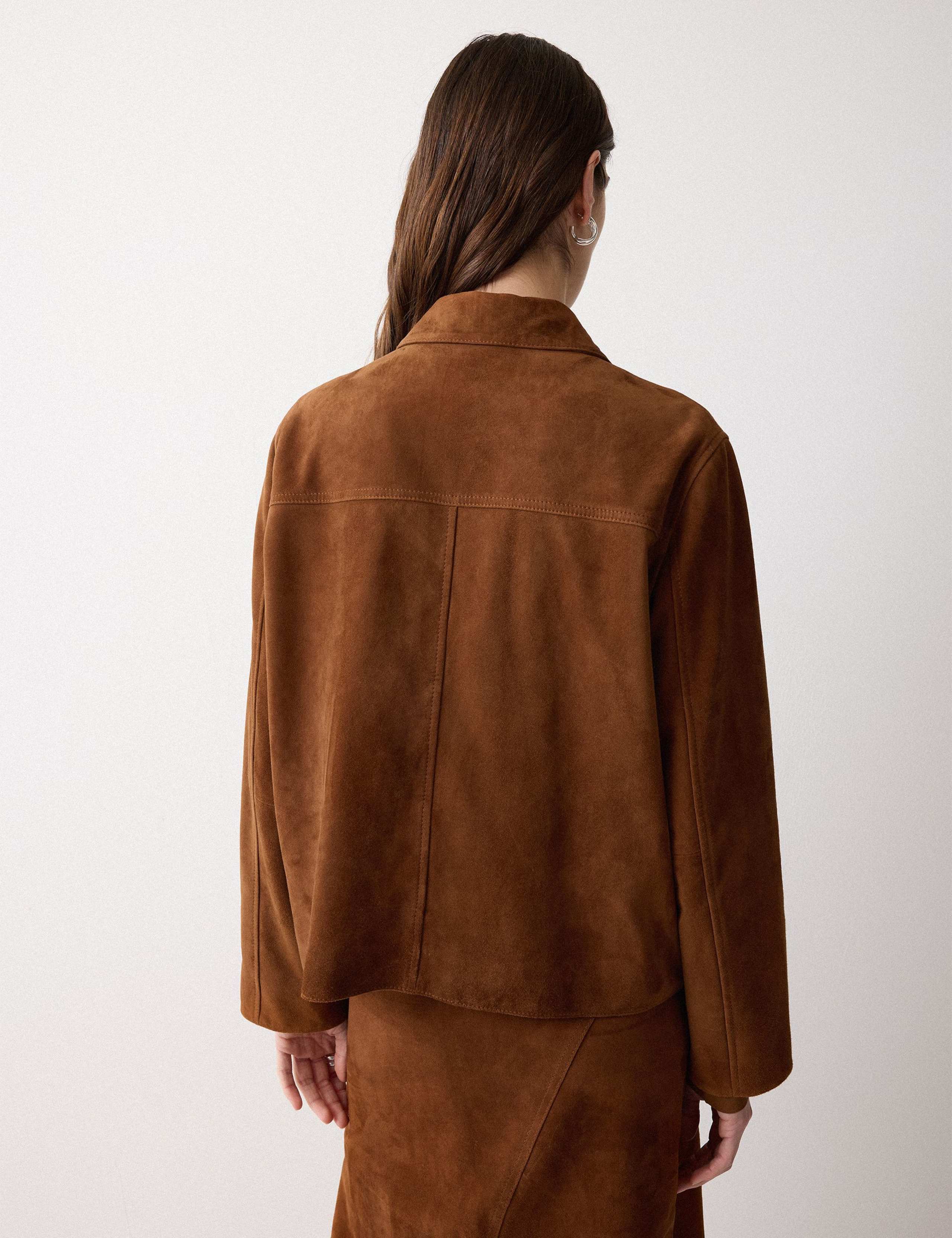 Suede Patch Pocket Utility Jacket 4 of 6
