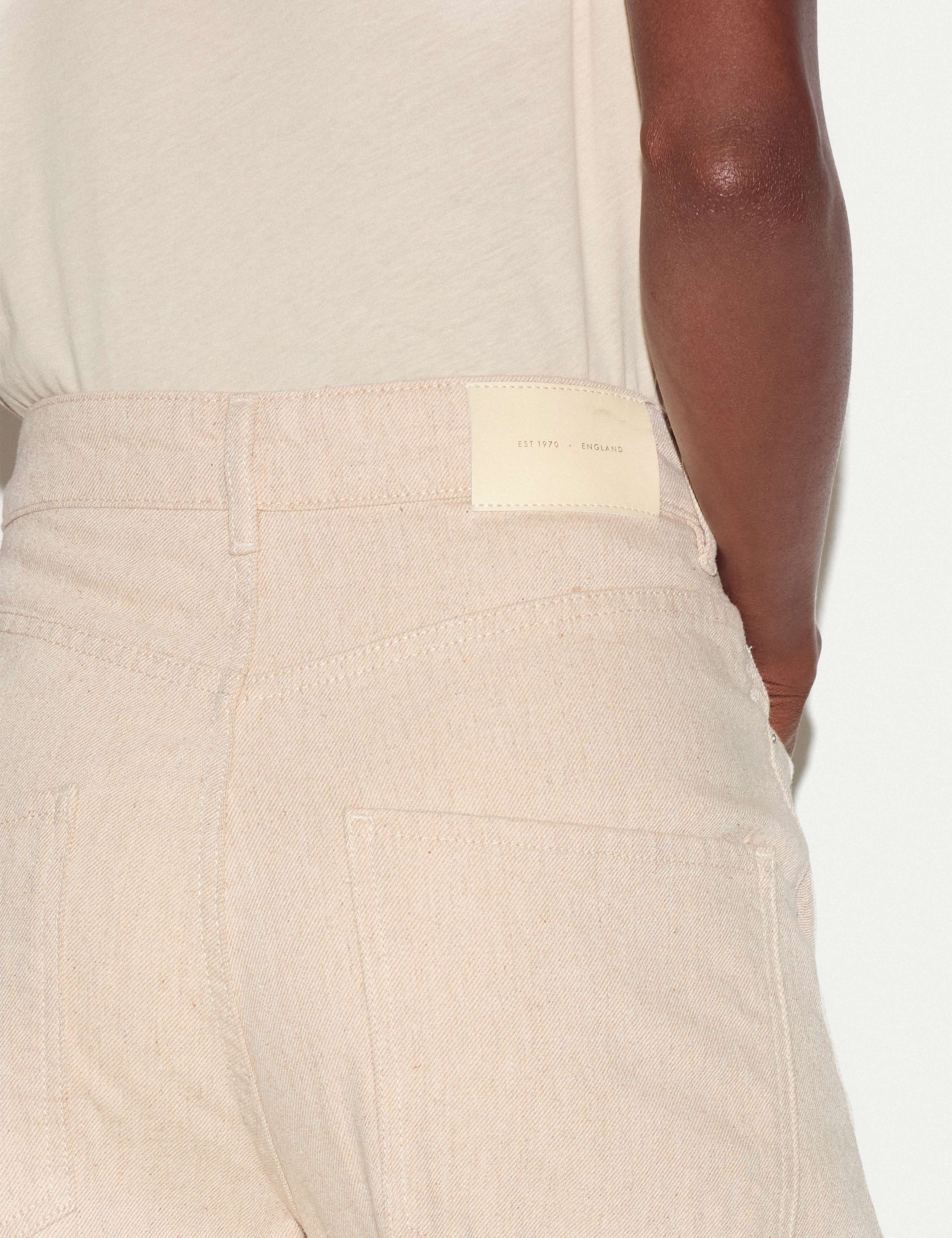 Pure Cotton High Waisted Straight Leg Jeans 5 of 5