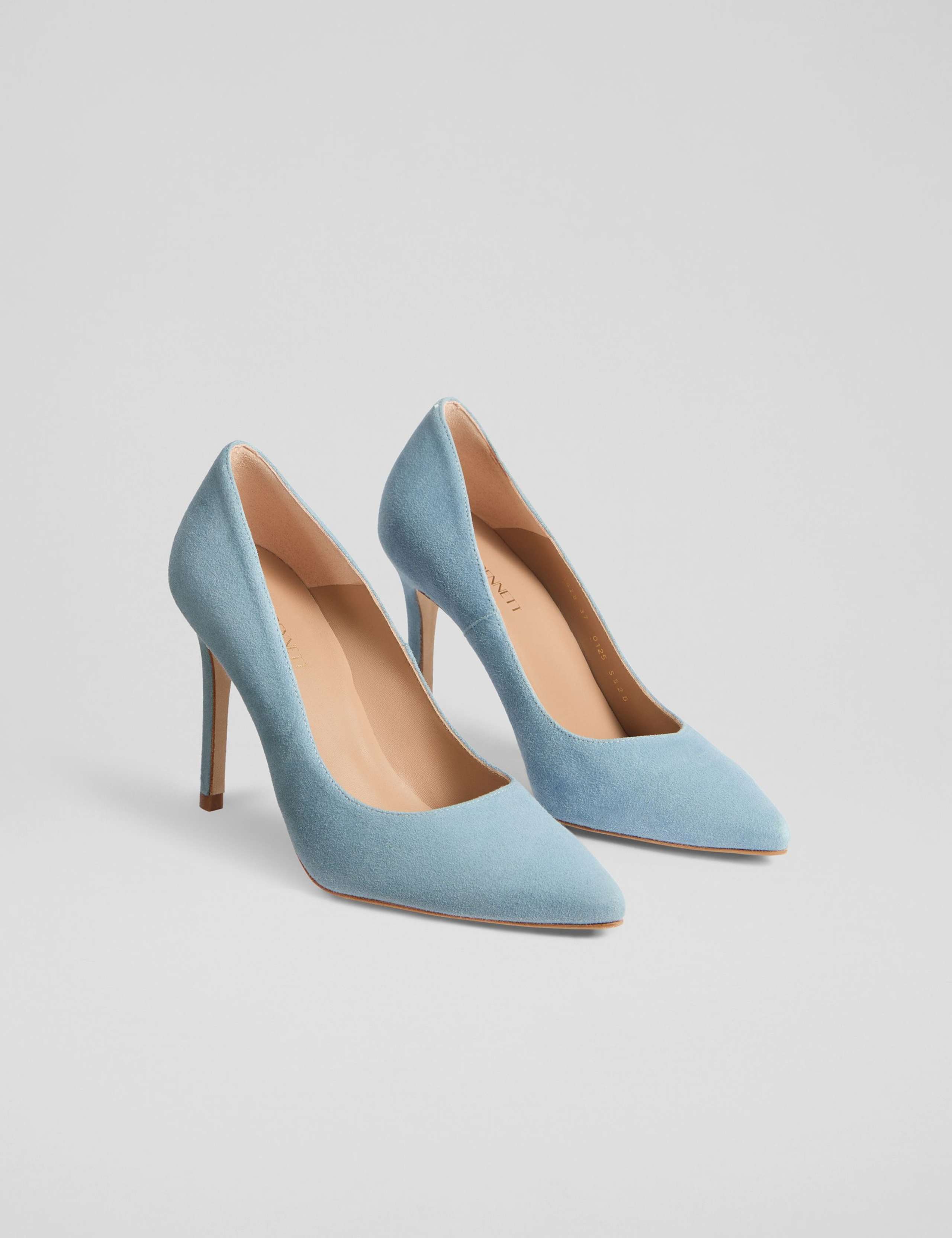Suede Stiletto Heel Pointed Court Shoes 2 of 4