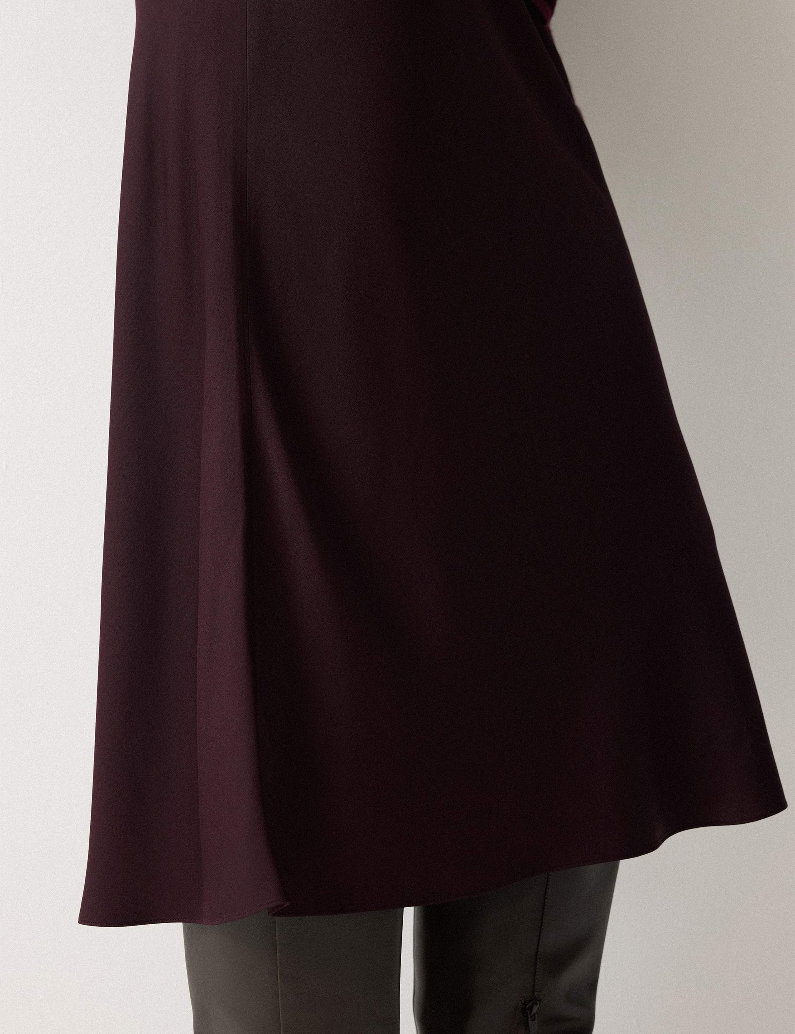 Satin Bias Midi Slip Skirt 5 of 5