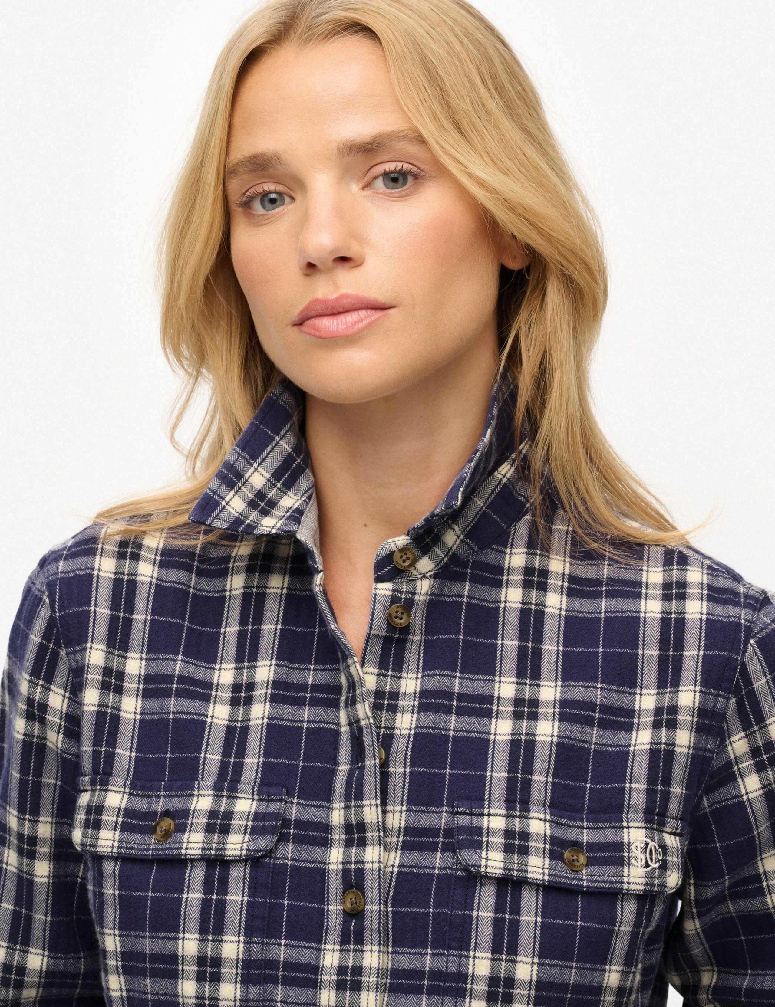 Pure Cotton Checked Relaxed Shirt 6 of 6