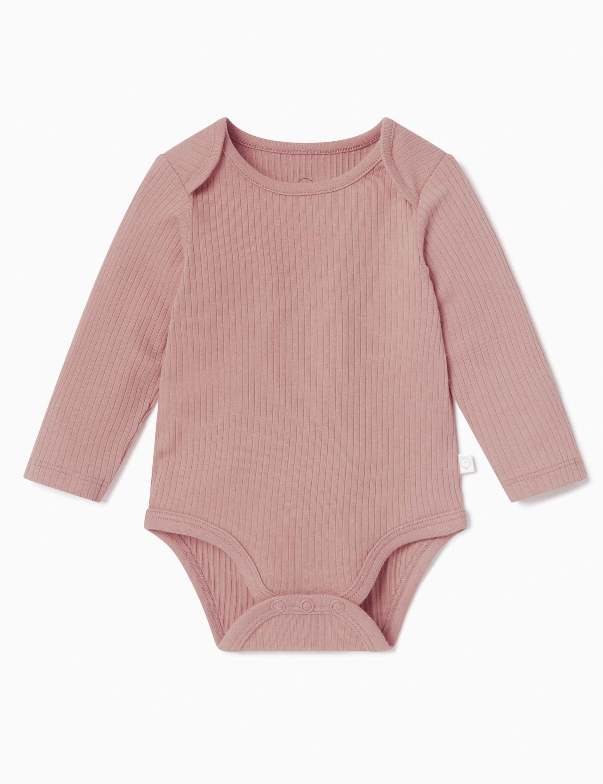 Ribbed Long Sleeve Bodysuit (0-24 Mths) 1 of 1