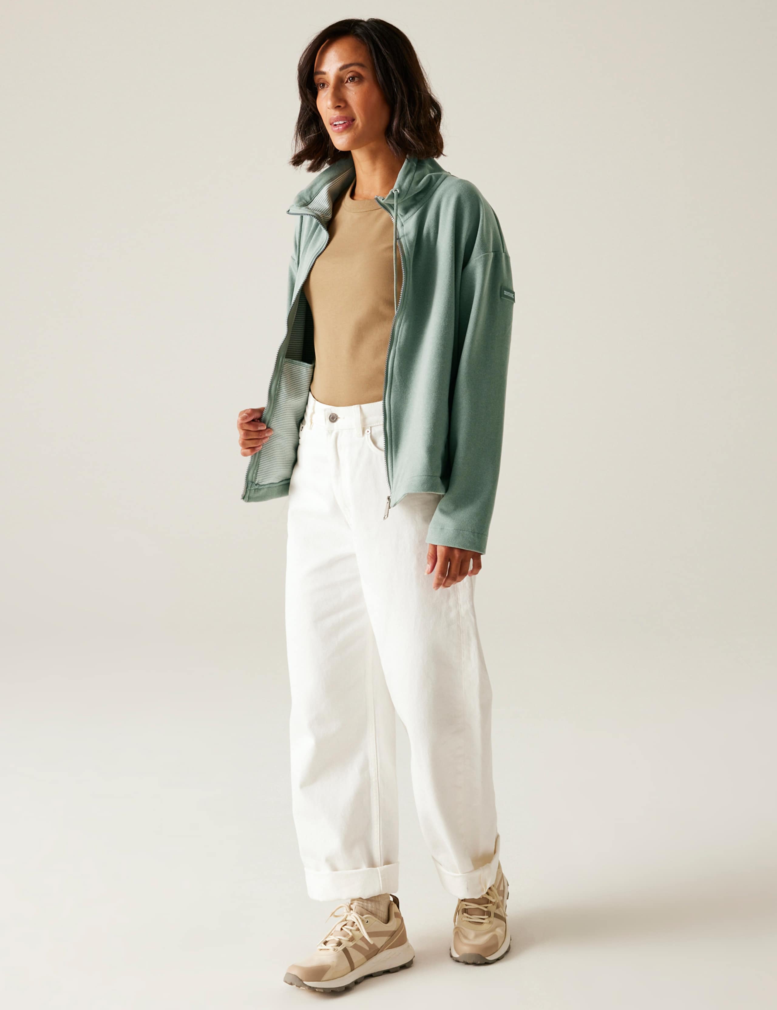 Ashlynn Zip Up Funnel Neck Fleece 4 of 6