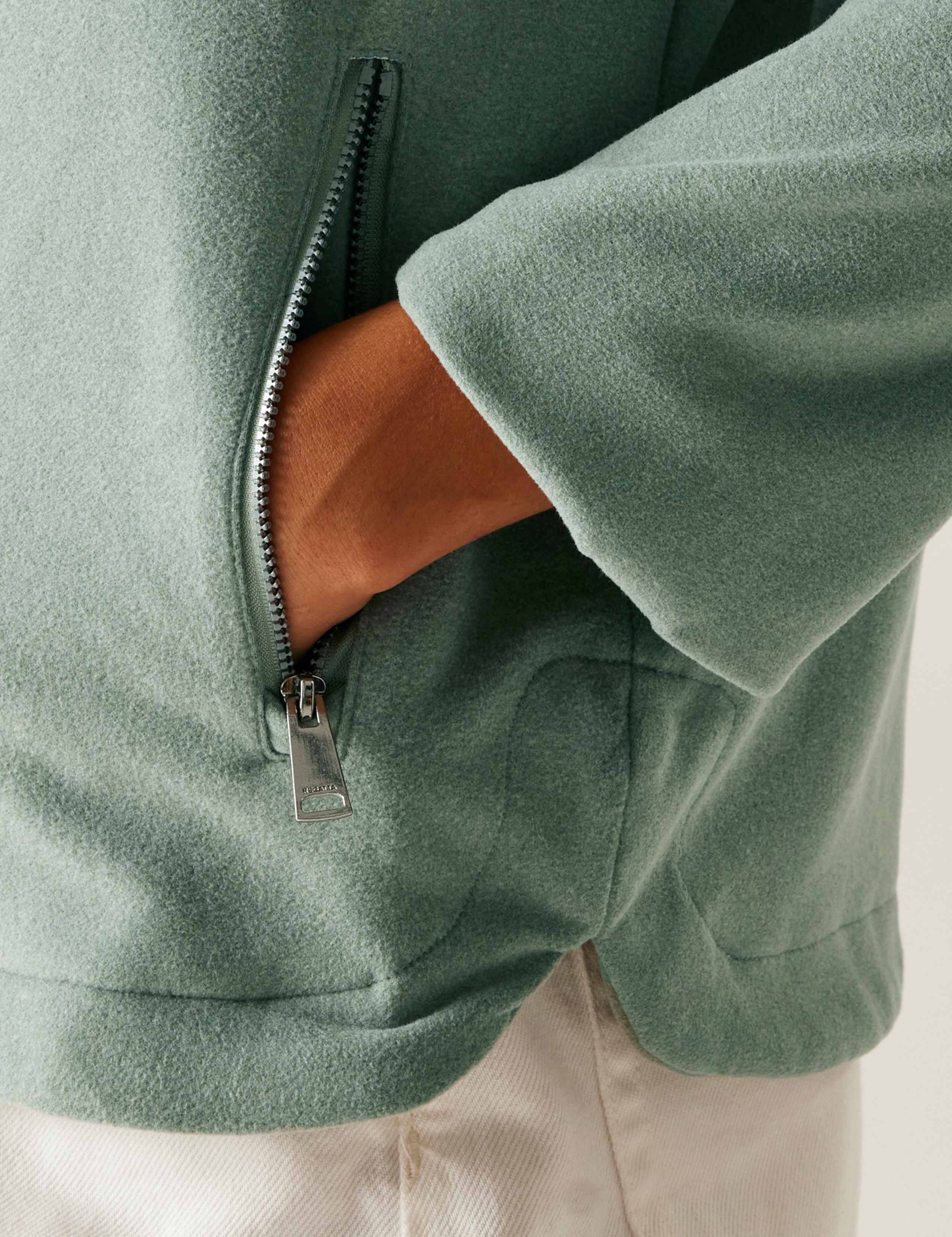 Ashlynn Zip Up Funnel Neck Fleece 5 of 6