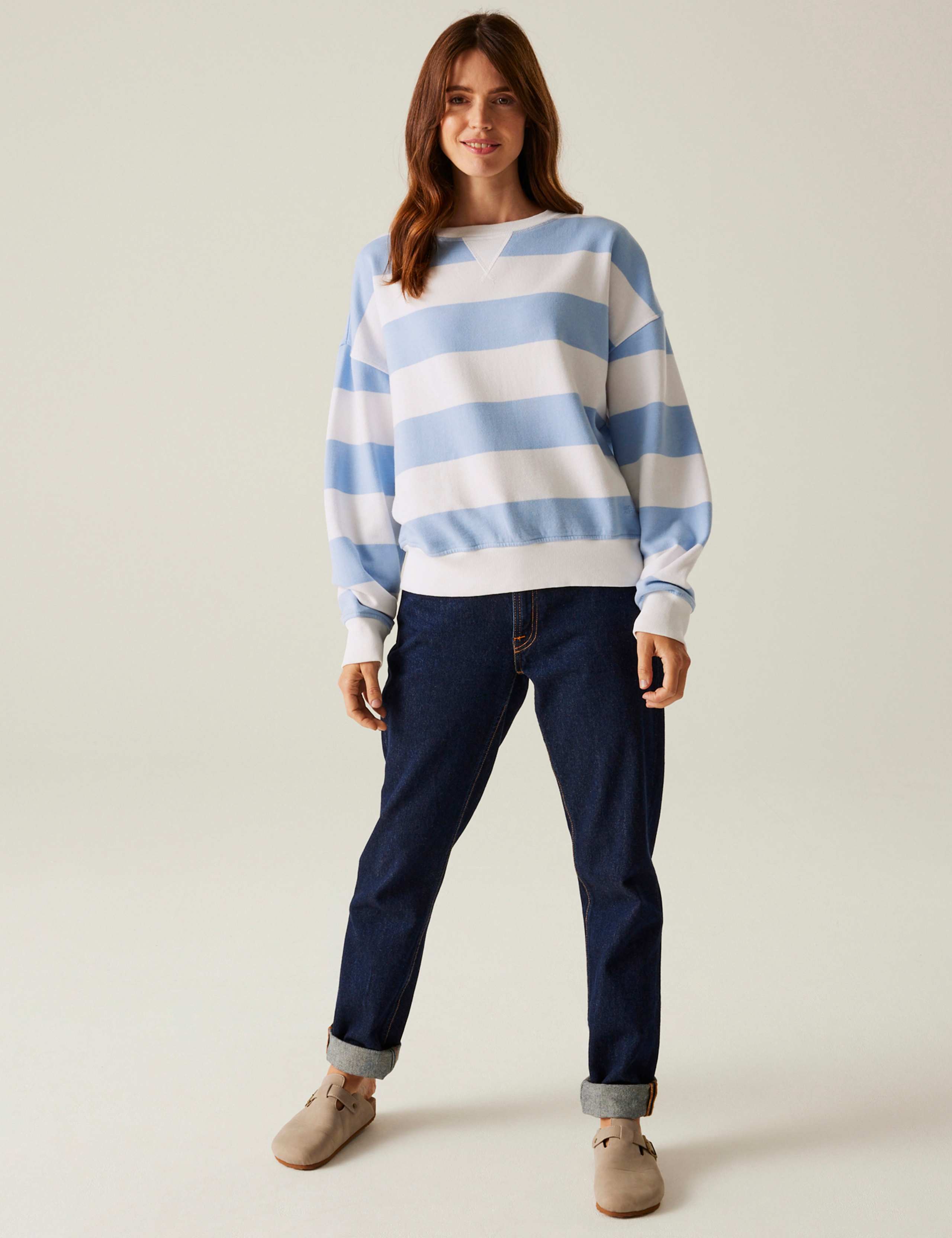 Avika II Cotton Rich Striped Jumper 3 of 5