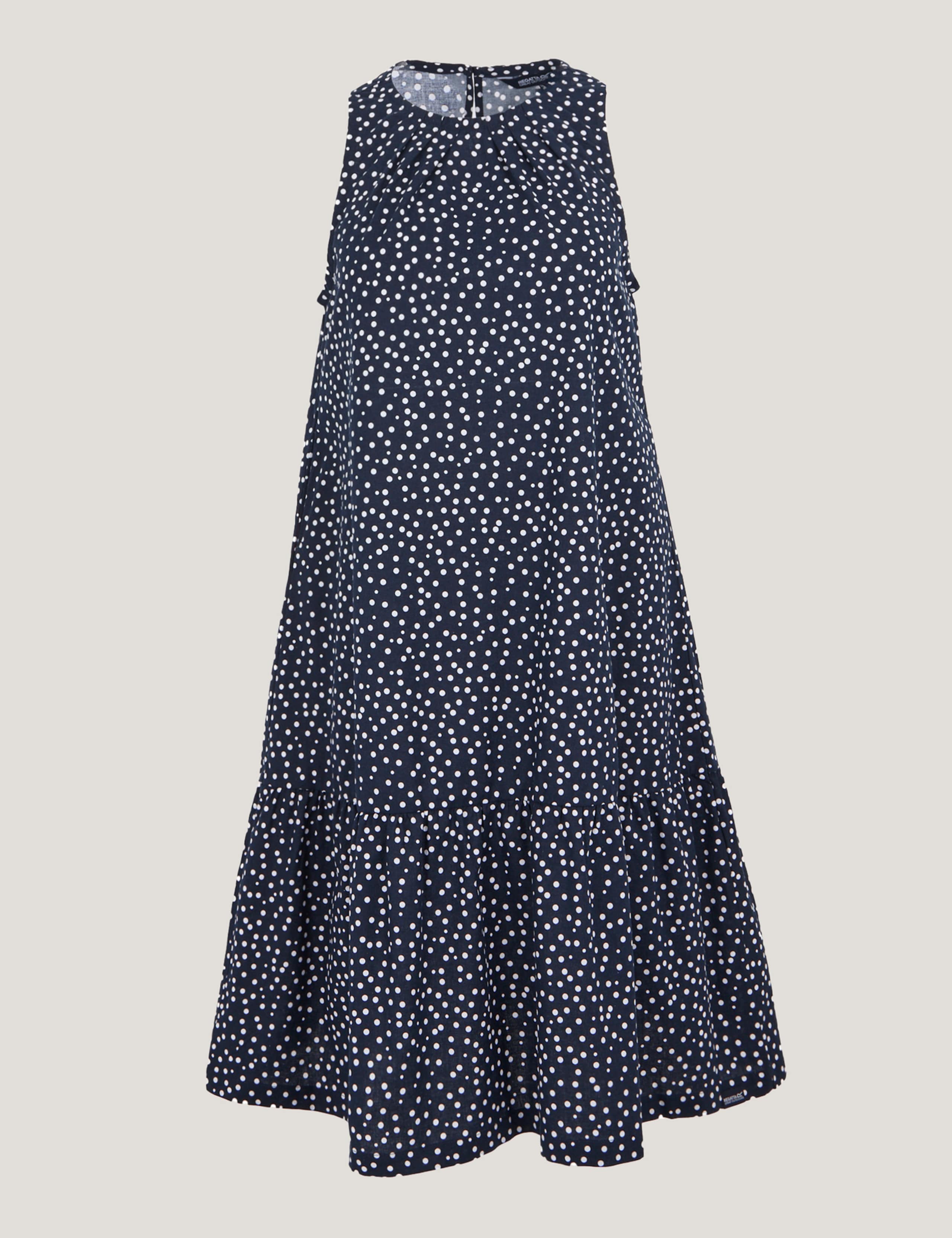Trisa Pure Cotton Polka Swing Dress 2 of 6