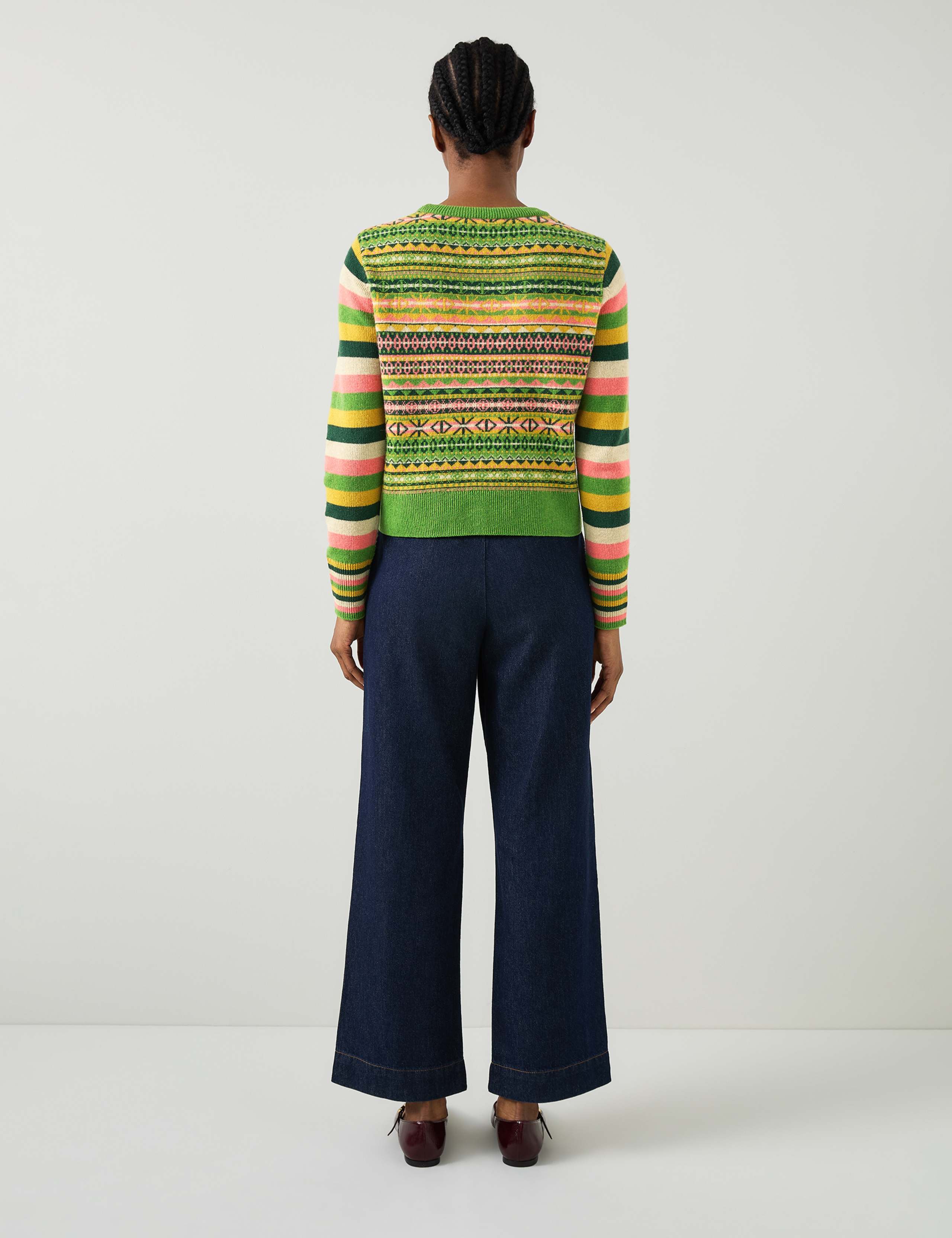 Josephine Wool Rich Striped Knitted Top 3 of 4