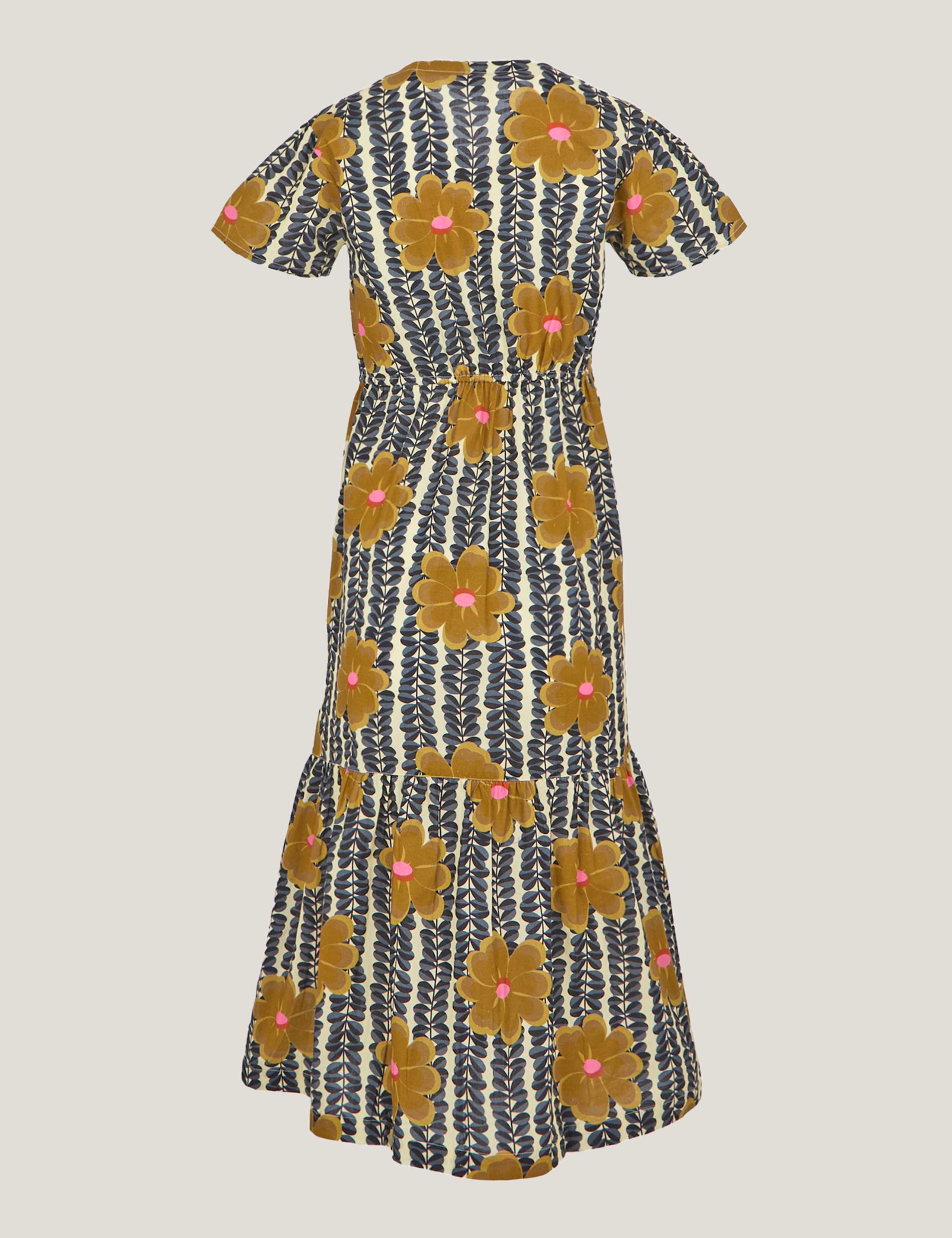 Pure Cotton Orla Kiely Floral Tiered Dress 6 of 6