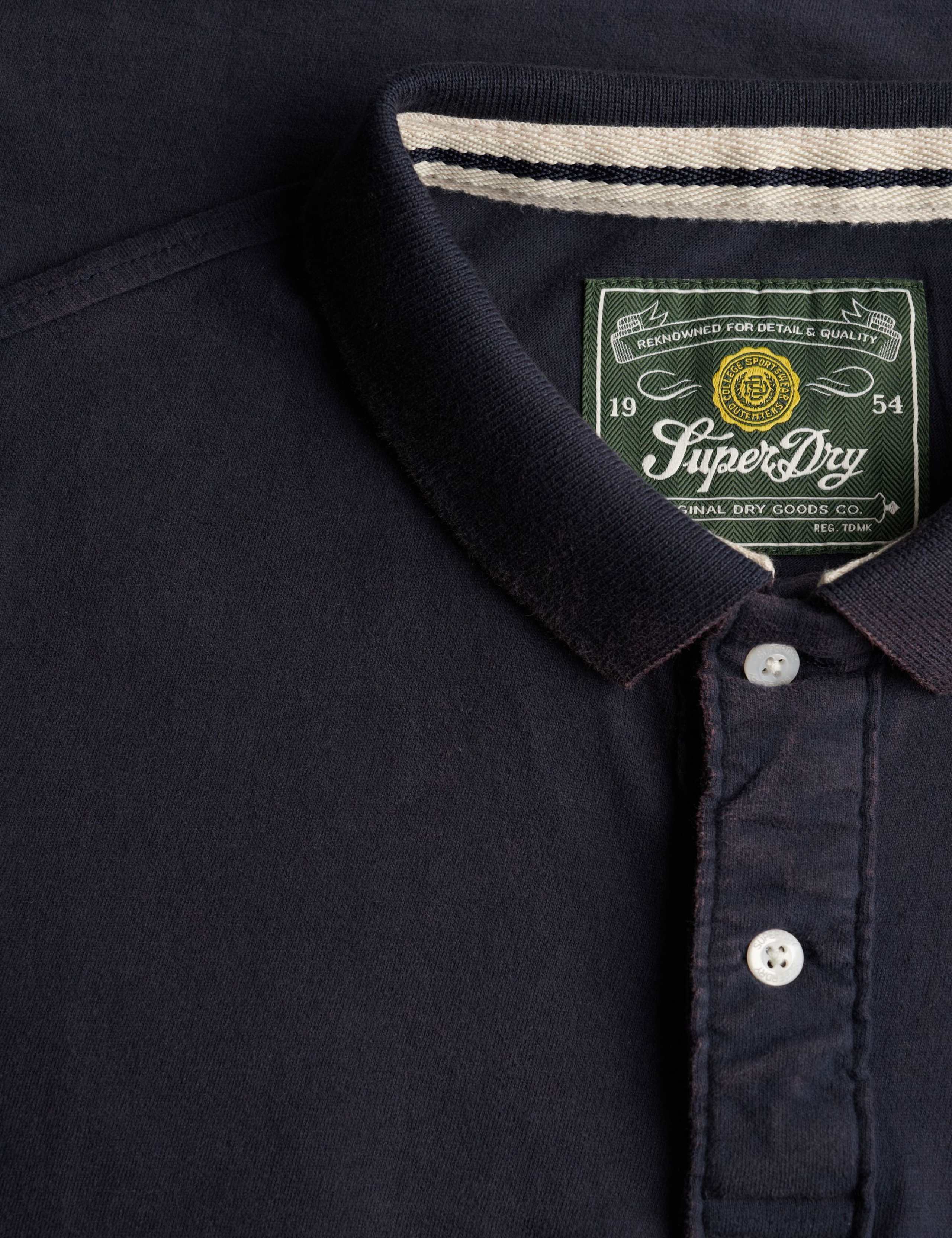 Pure Cotton Jersey Striped Polo Shirt 8 of 8