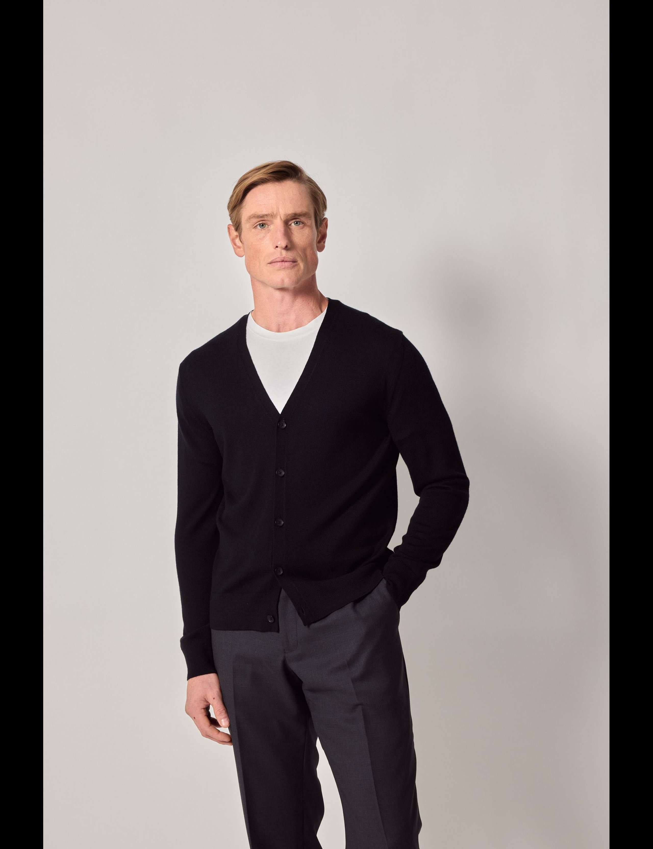 Pure Wool V-Neck Cardigan 1 of 2