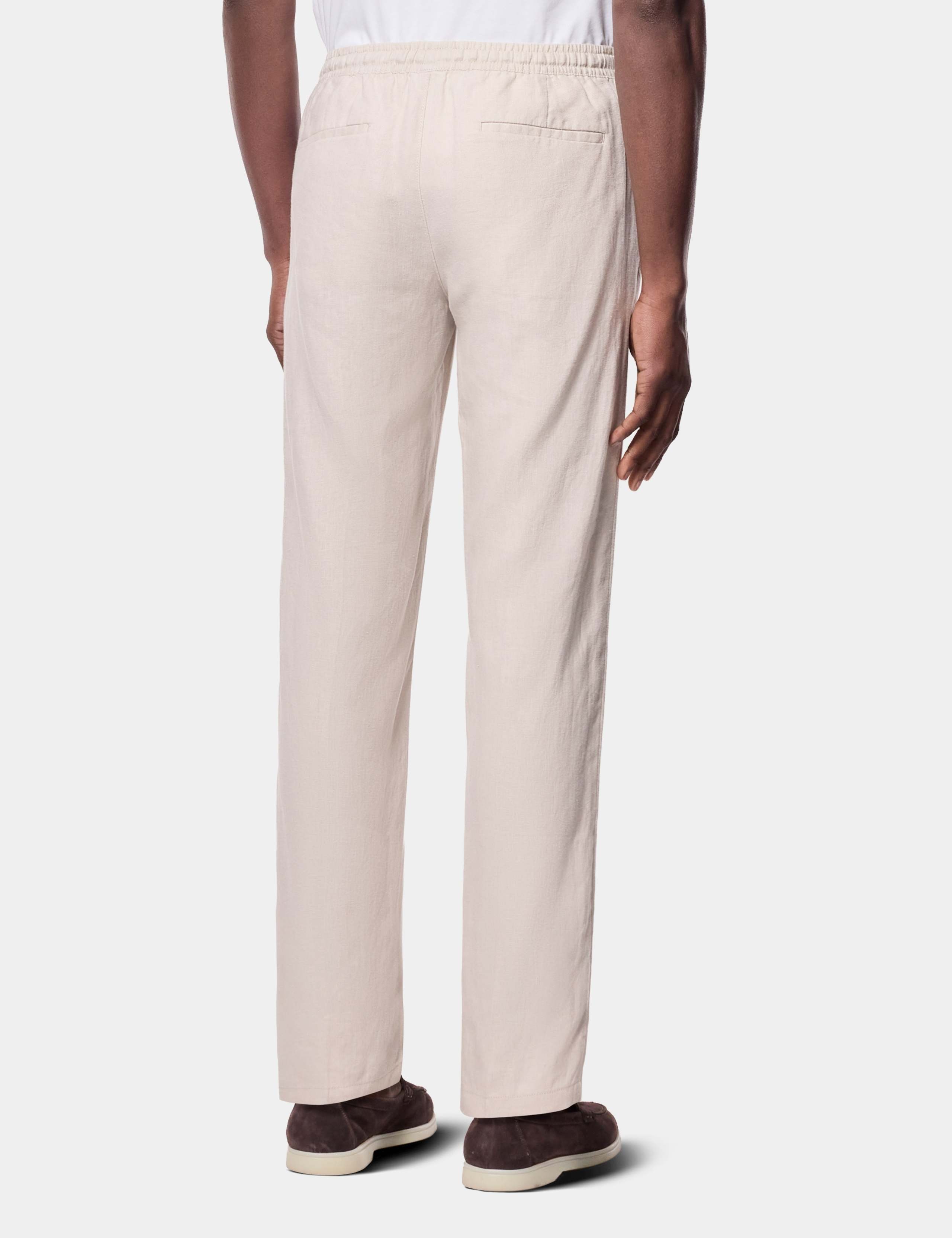 Regular Fit Pure Linen Lightweight Trousers 3 of 3