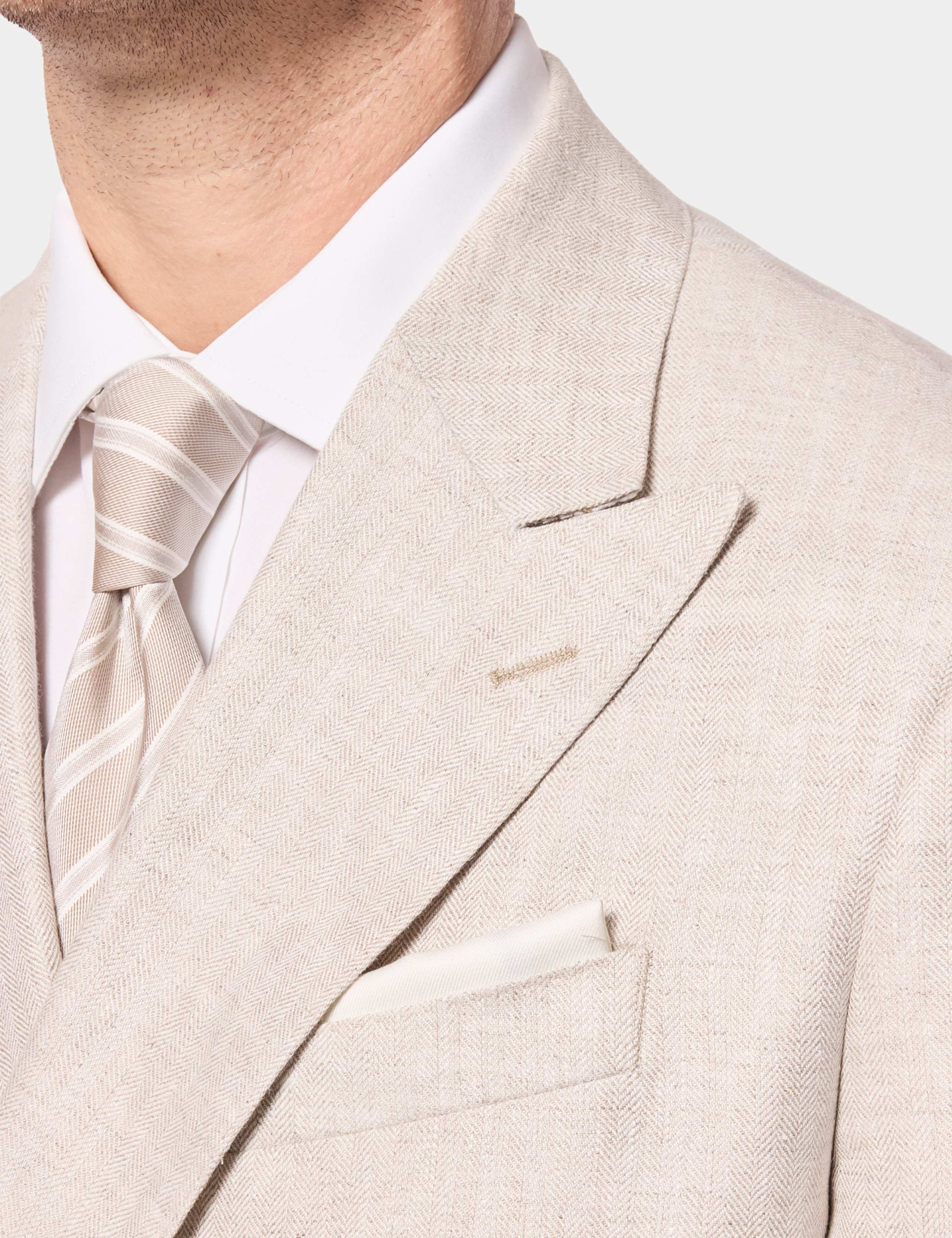Tailored Fit Pure Linen Suit Jacket 2 of 3
