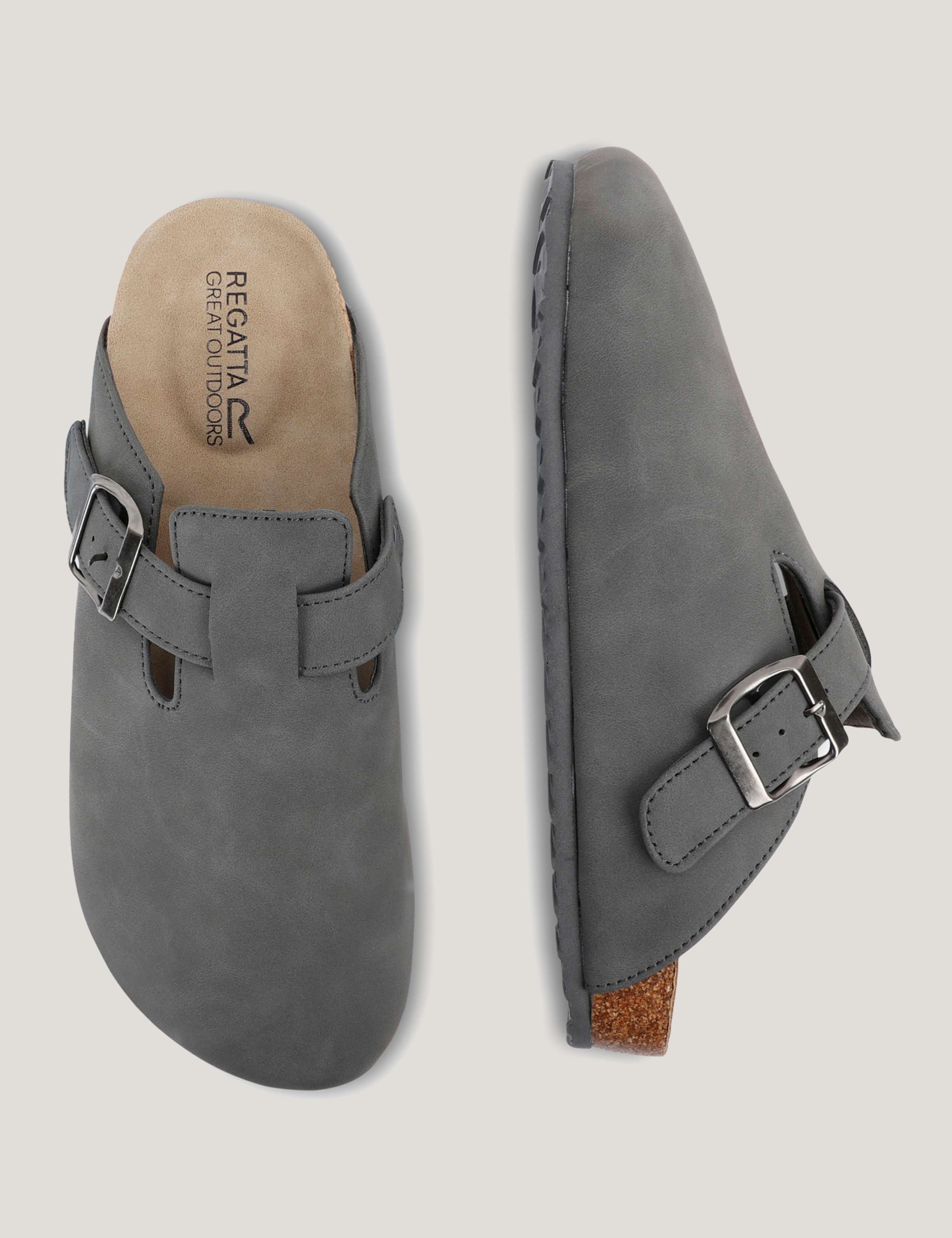Kaber Buckle Flat Mules 5 of 8