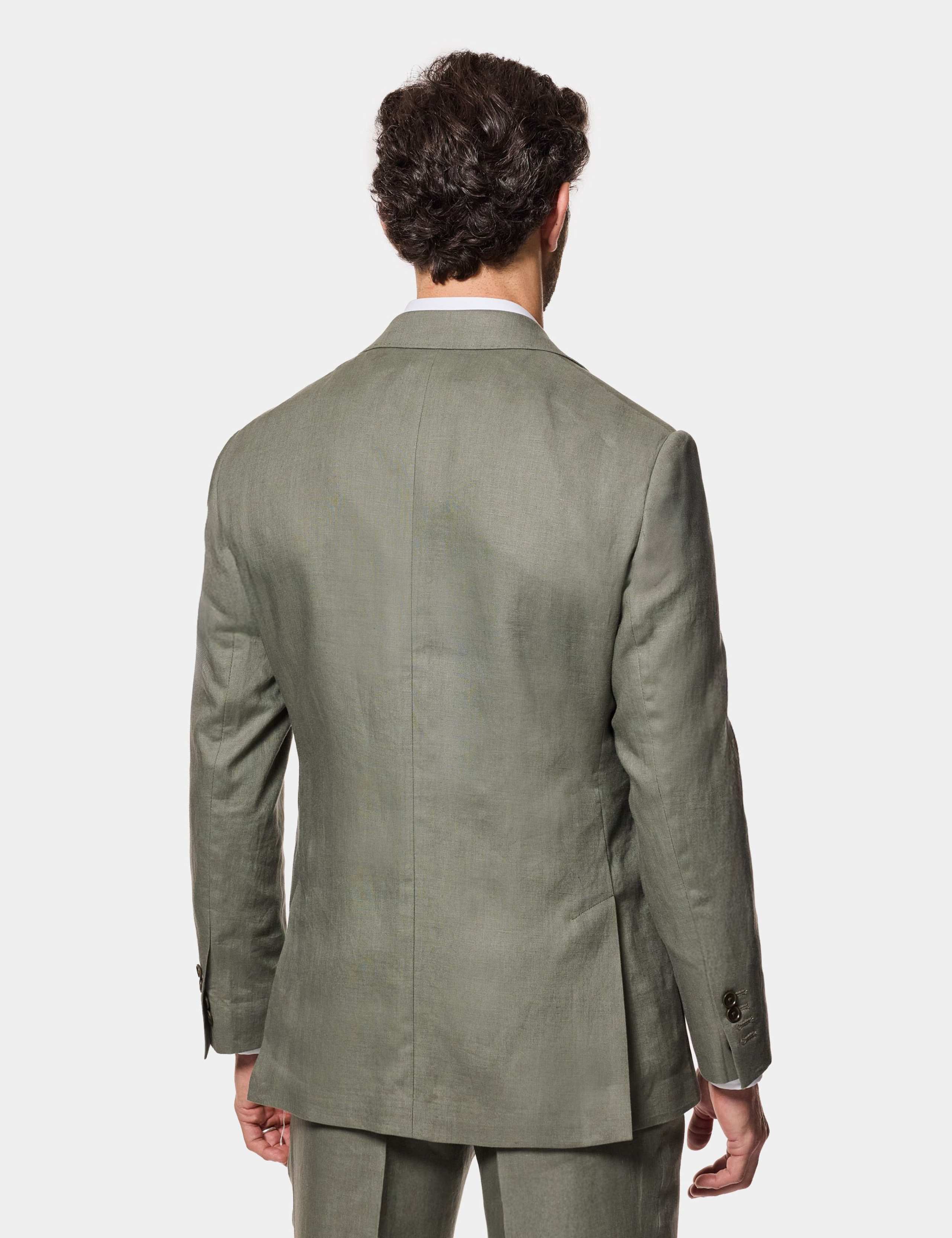 Tailored Fit Pure Linen Blazer 3 of 3