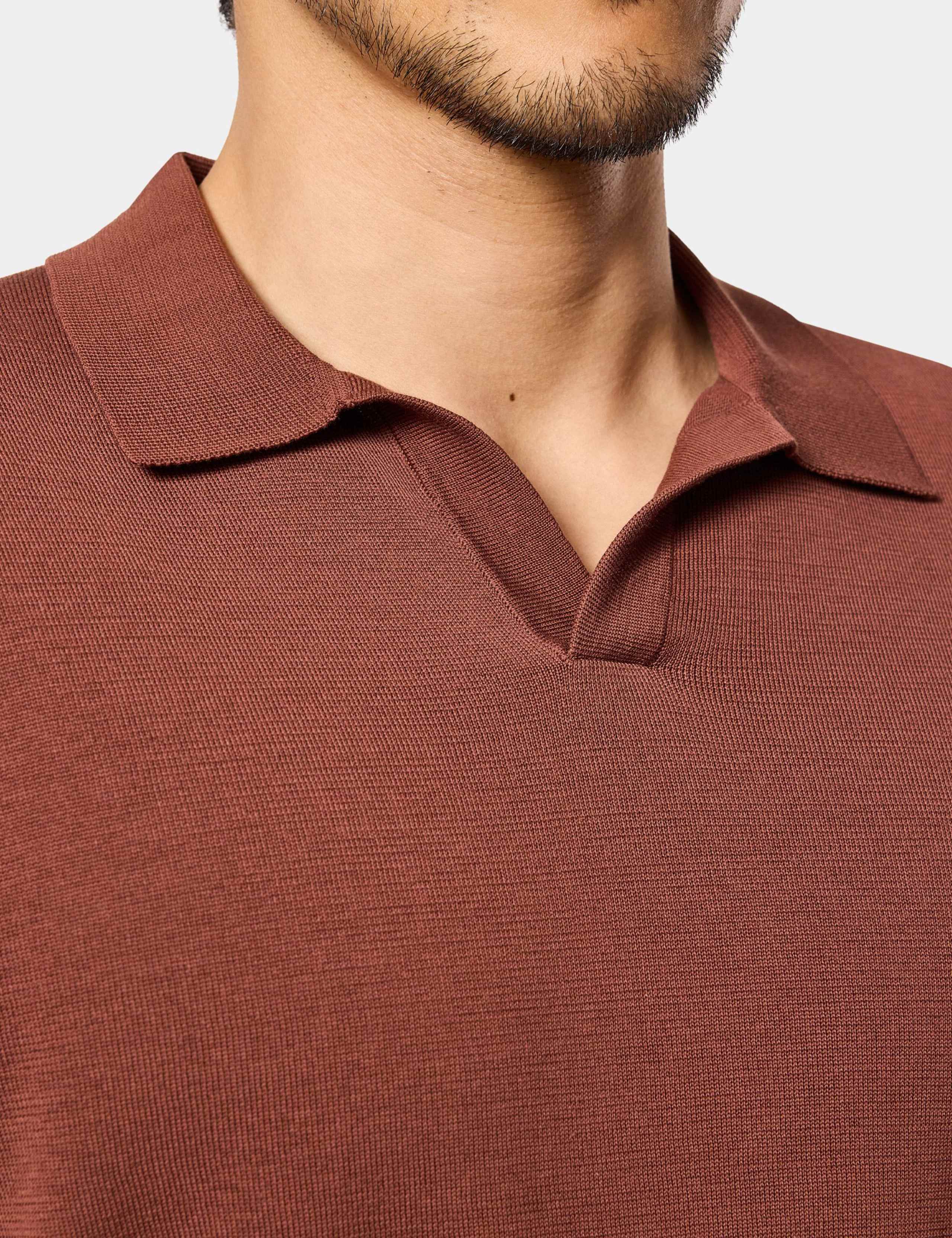 Pure Cotton Knitted Polo Shirt 2 of 3