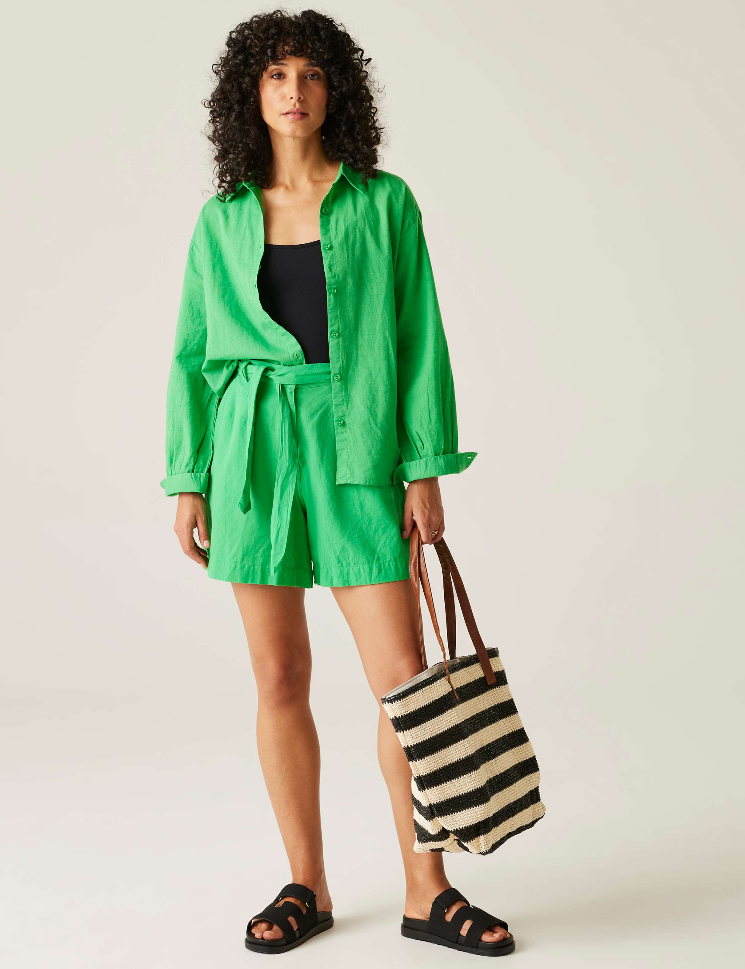 Primevere II Cotton Rich Shirt with Linen 3 of 7