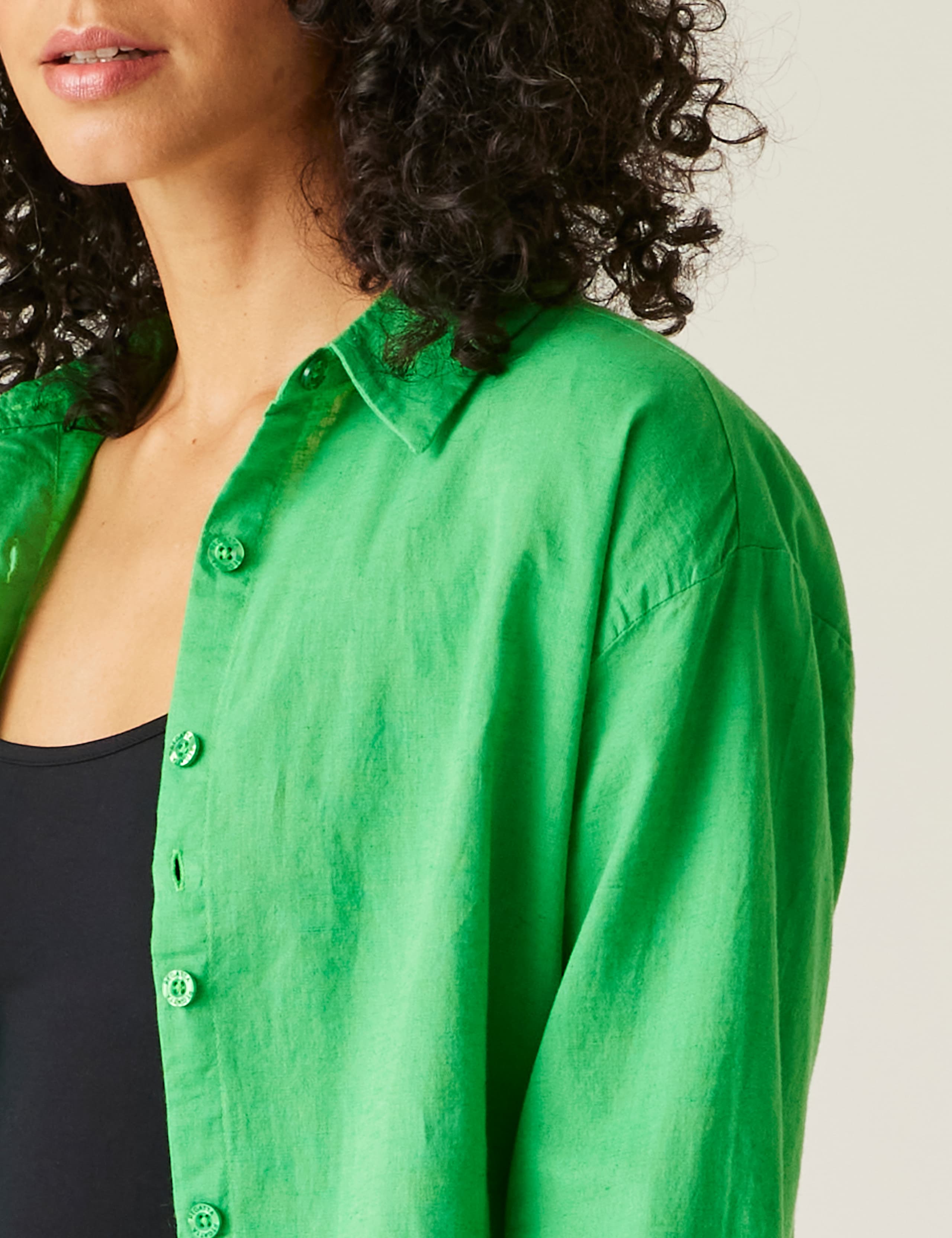 Primevere II Cotton Rich Shirt with Linen 4 of 7