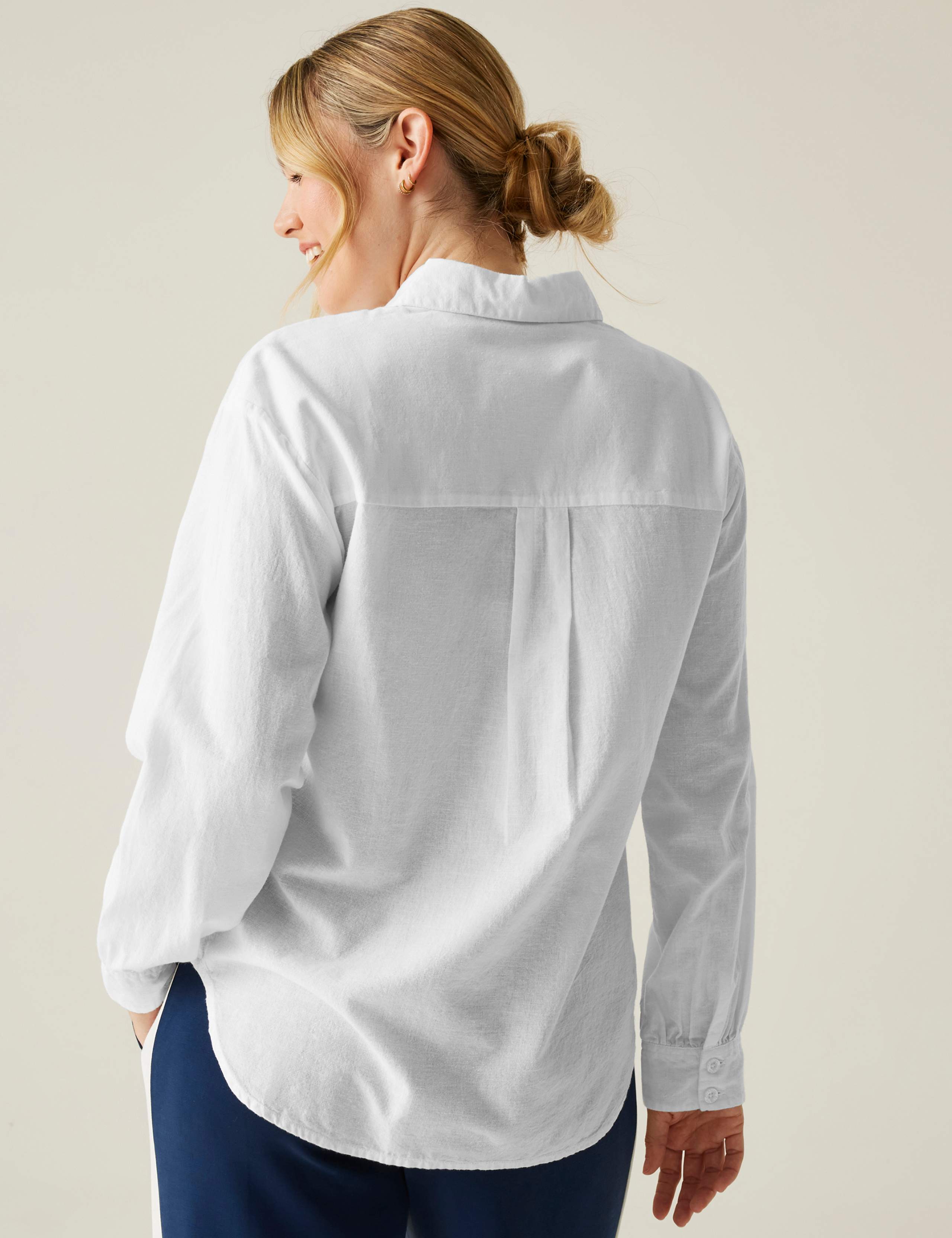 Primevere II Cotton Rich Shirt with Linen 4 of 6
