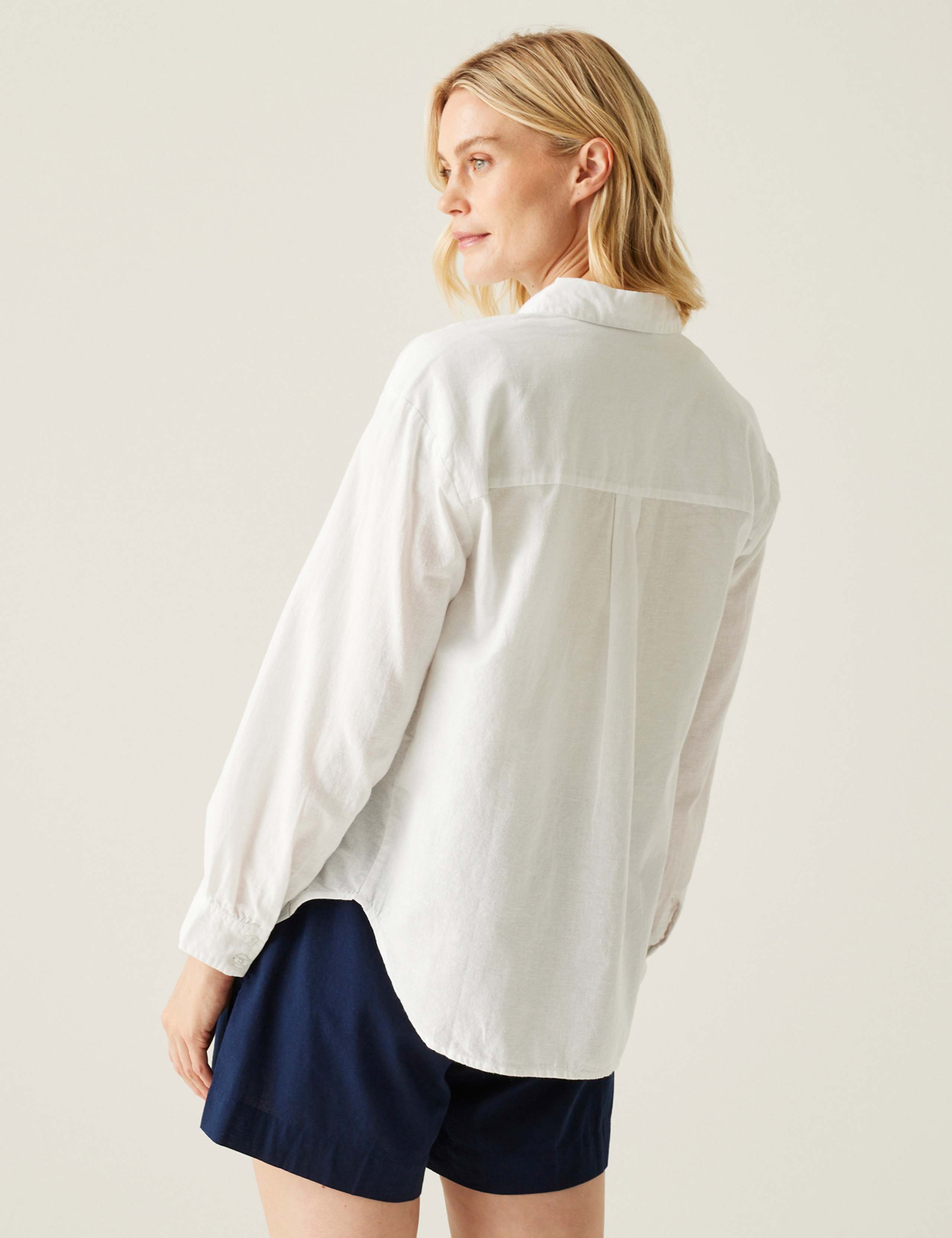 Primevere II Cotton Rich Shirt with Linen 5 of 6