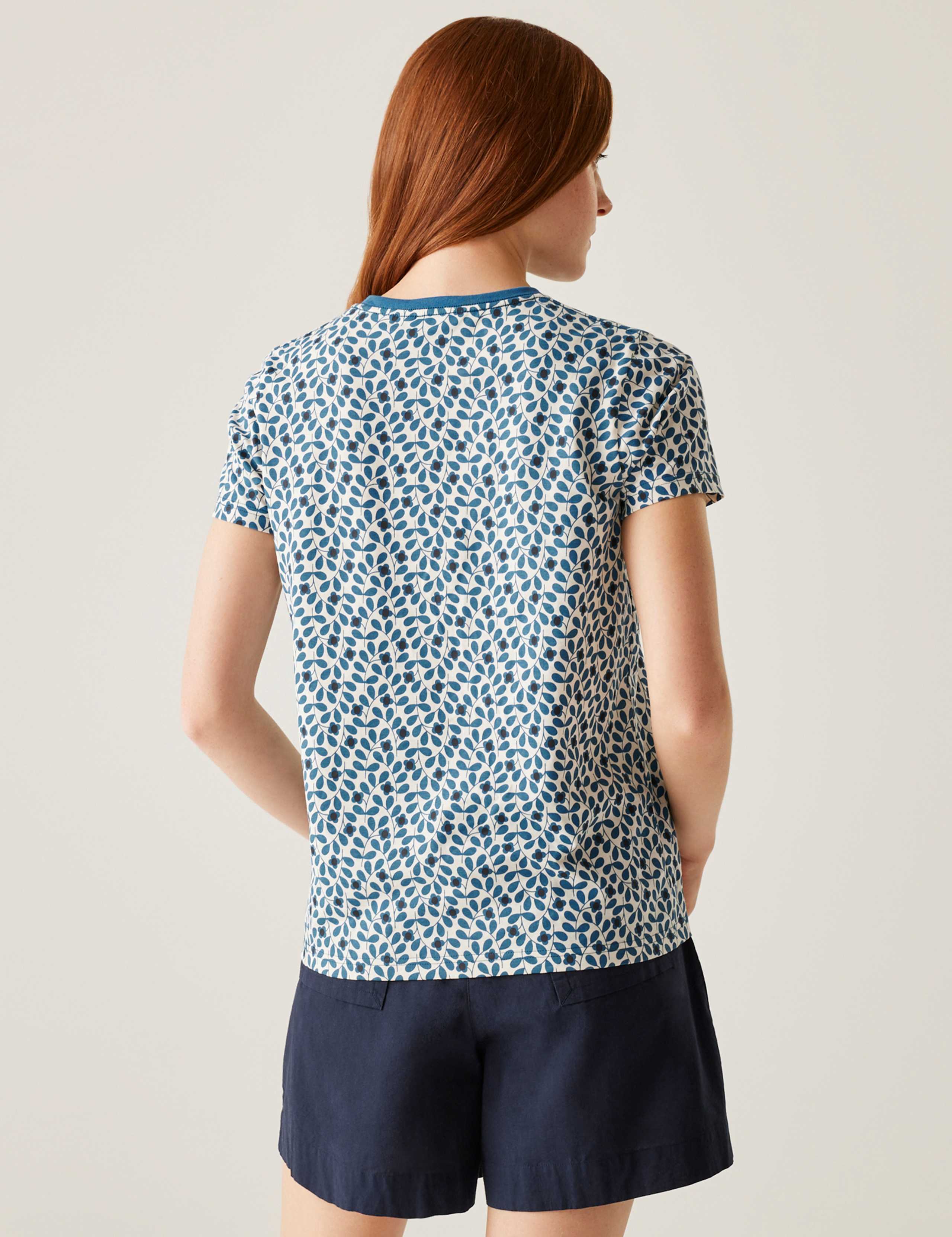Orla Kiely Pure Cotton Floral T-Shirt 5 of 6