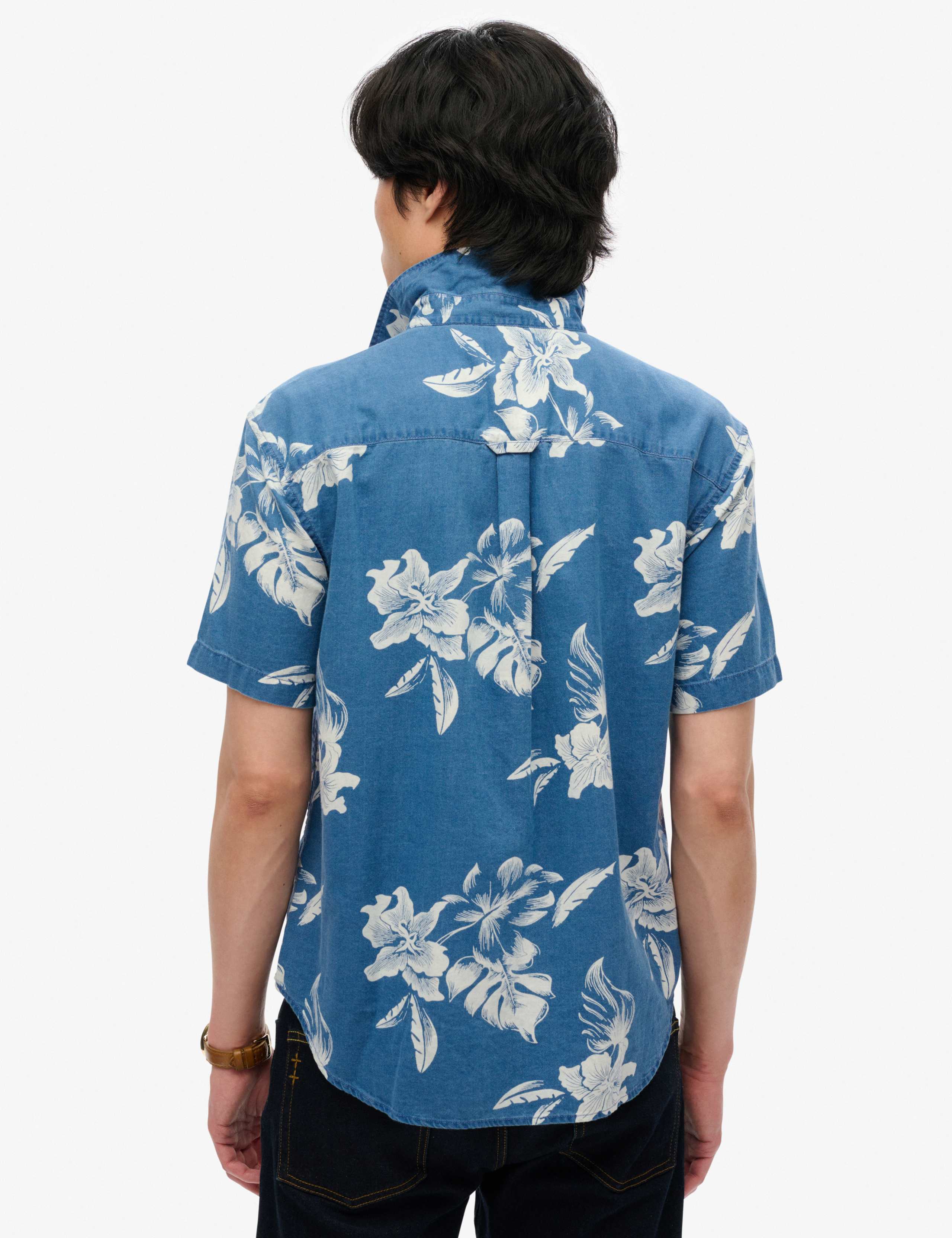 Relaxed Fit Pure Cotton Hawaiian Shirt 2 of 5