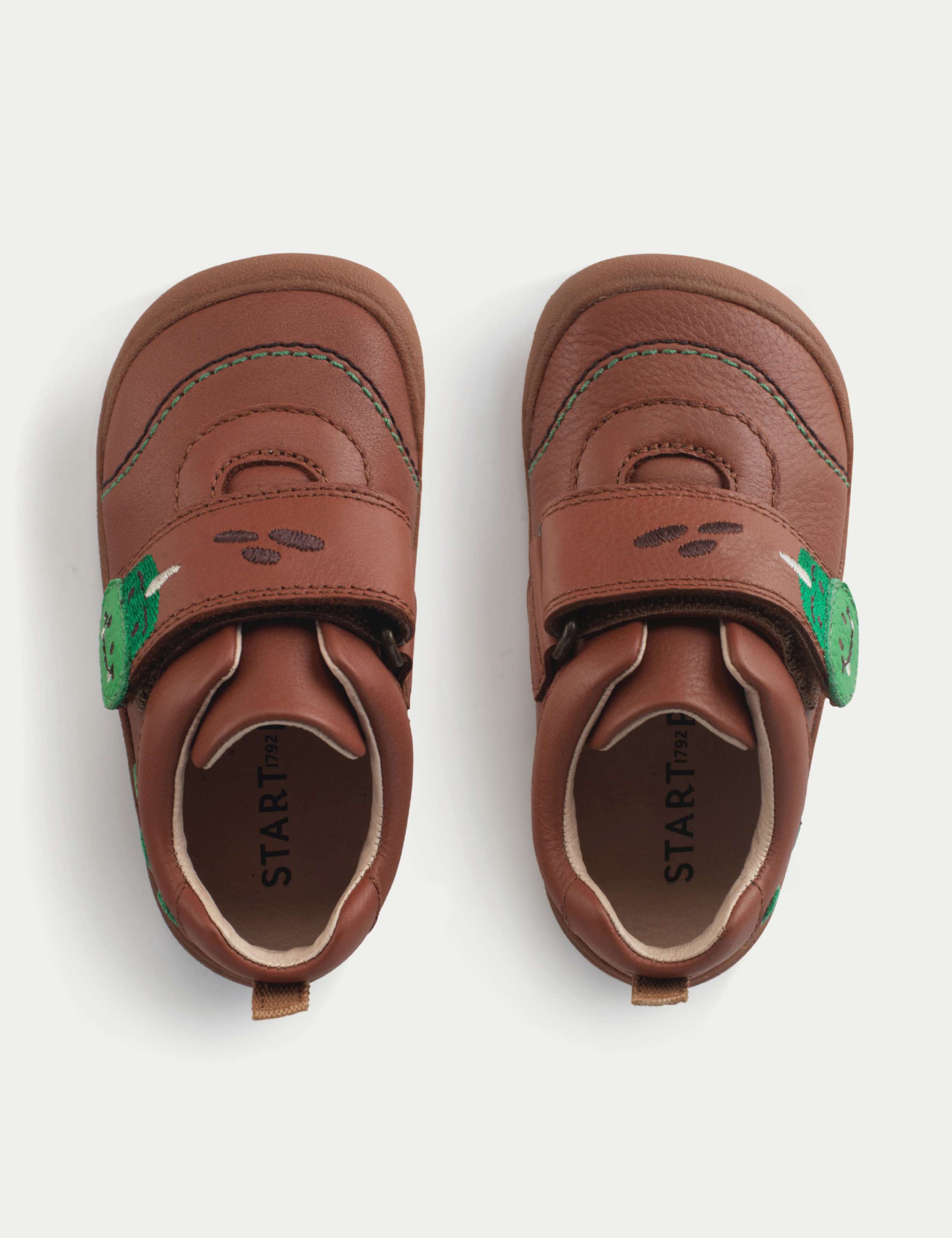 Kids' Leather Riptape Dino Trainers (4 Small - 6½ Small) 3 of 6
