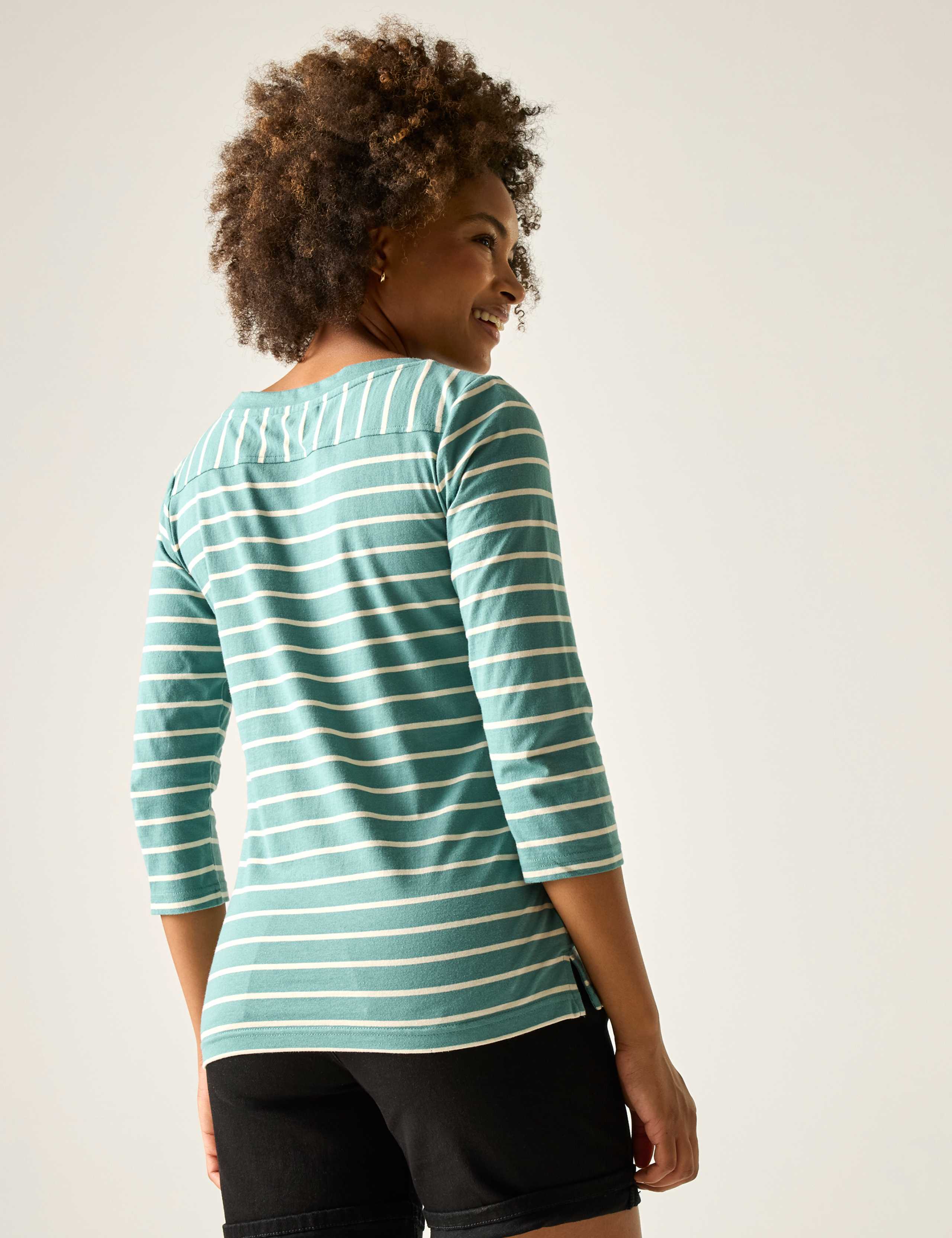 Baylette II Cotton Rich Striped Top 4 of 7