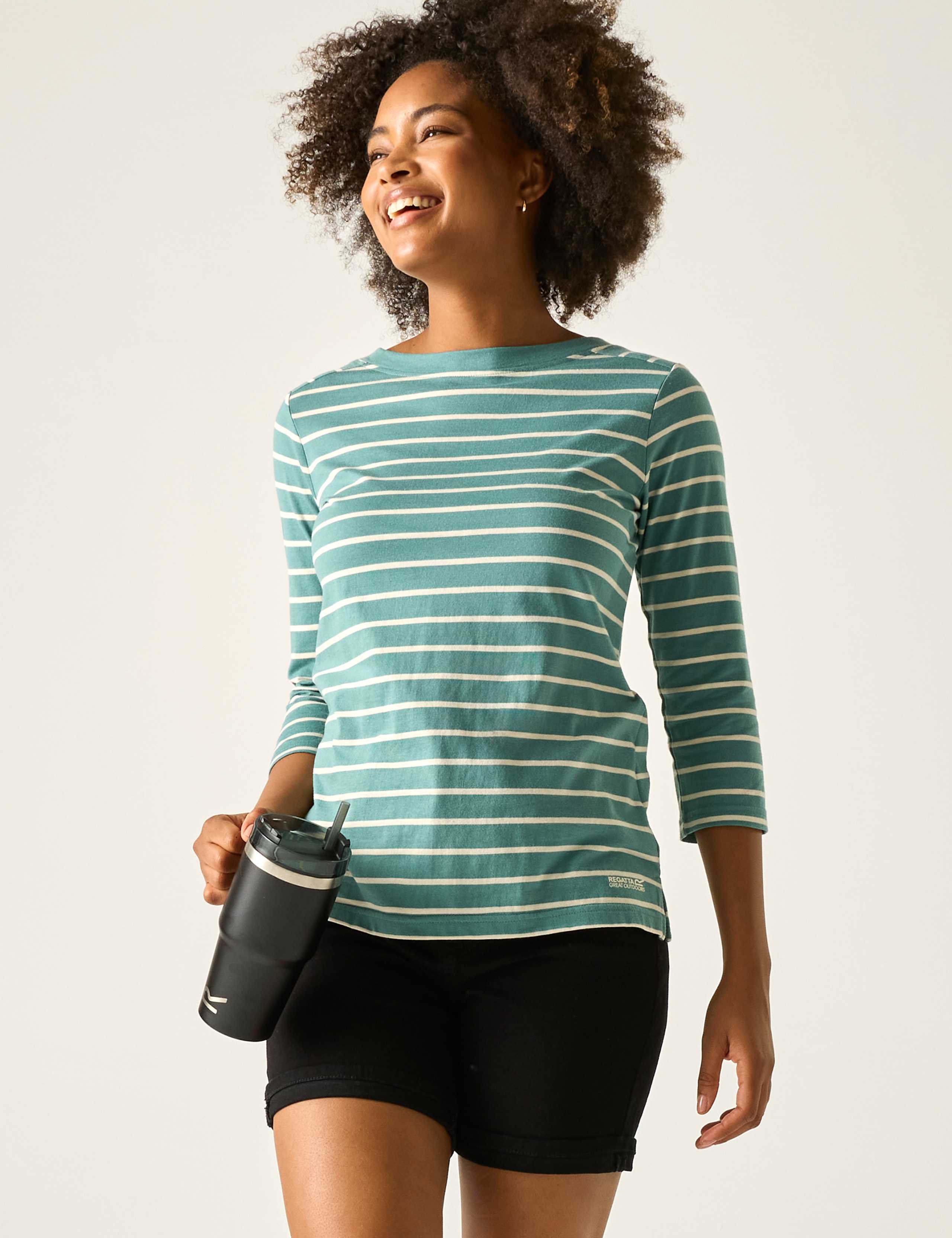 Baylette II Cotton Rich Striped Top 7 of 7