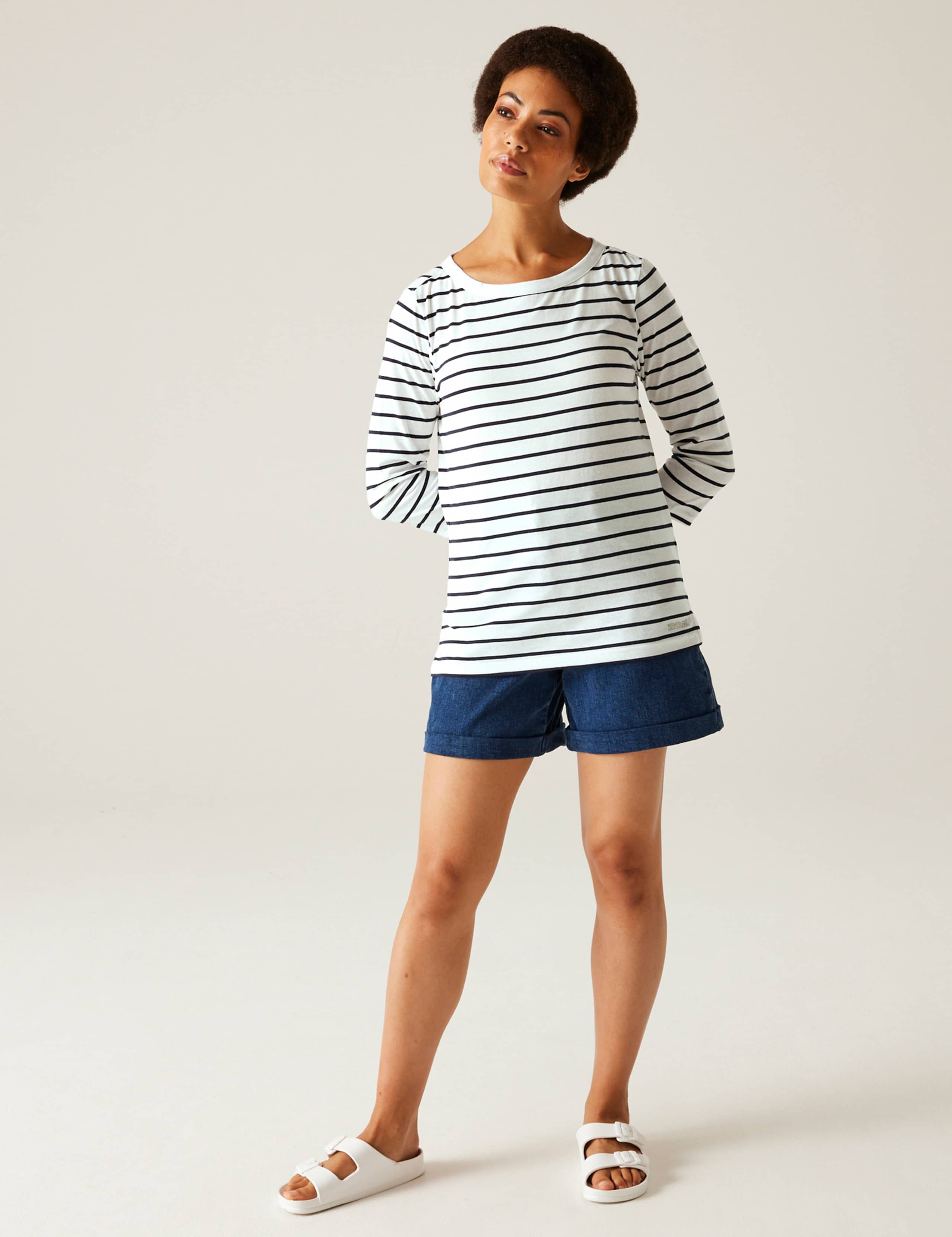 Baylette II Cotton Rich Striped Top 4 of 6