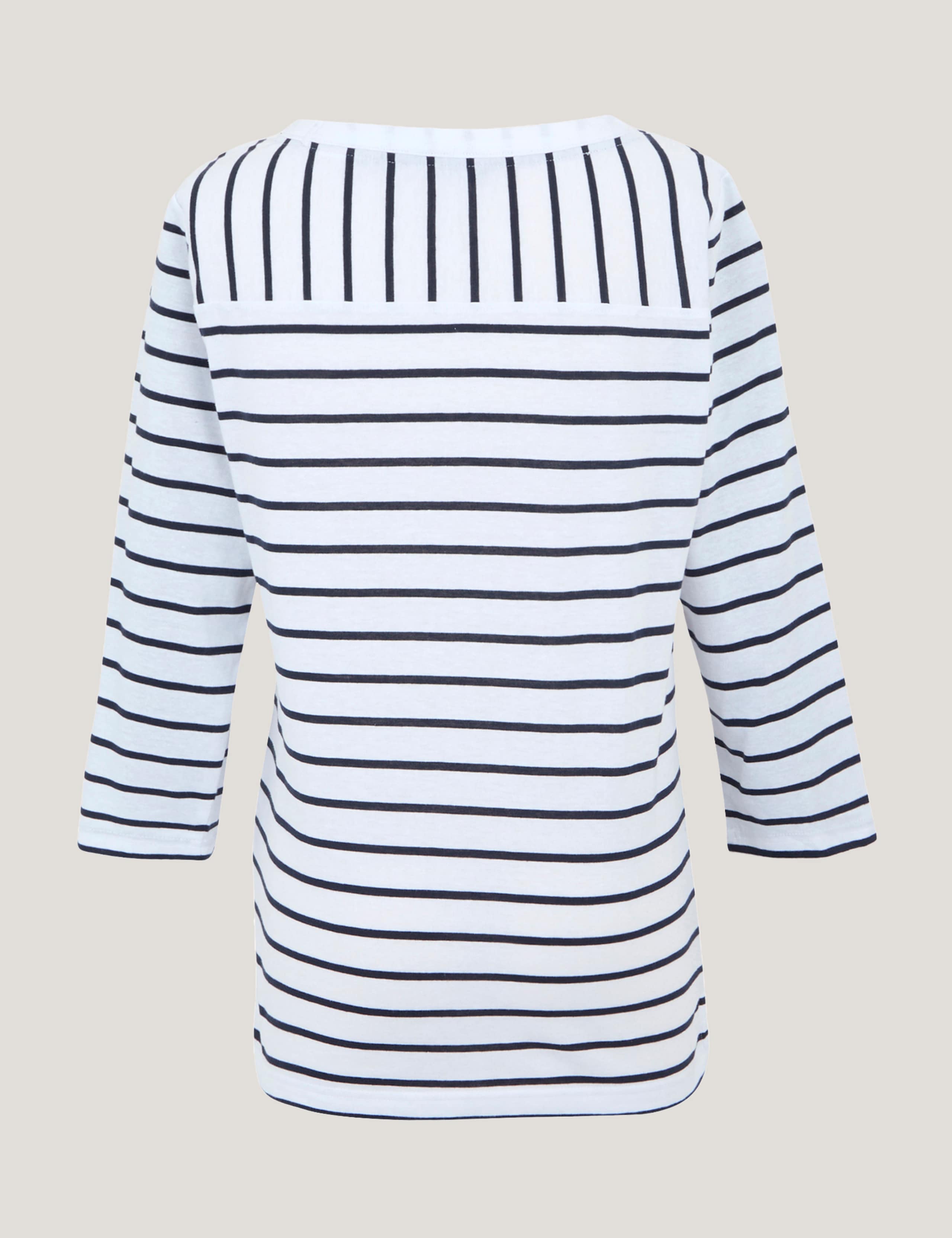 Baylette II Cotton Rich Striped Top 6 of 6