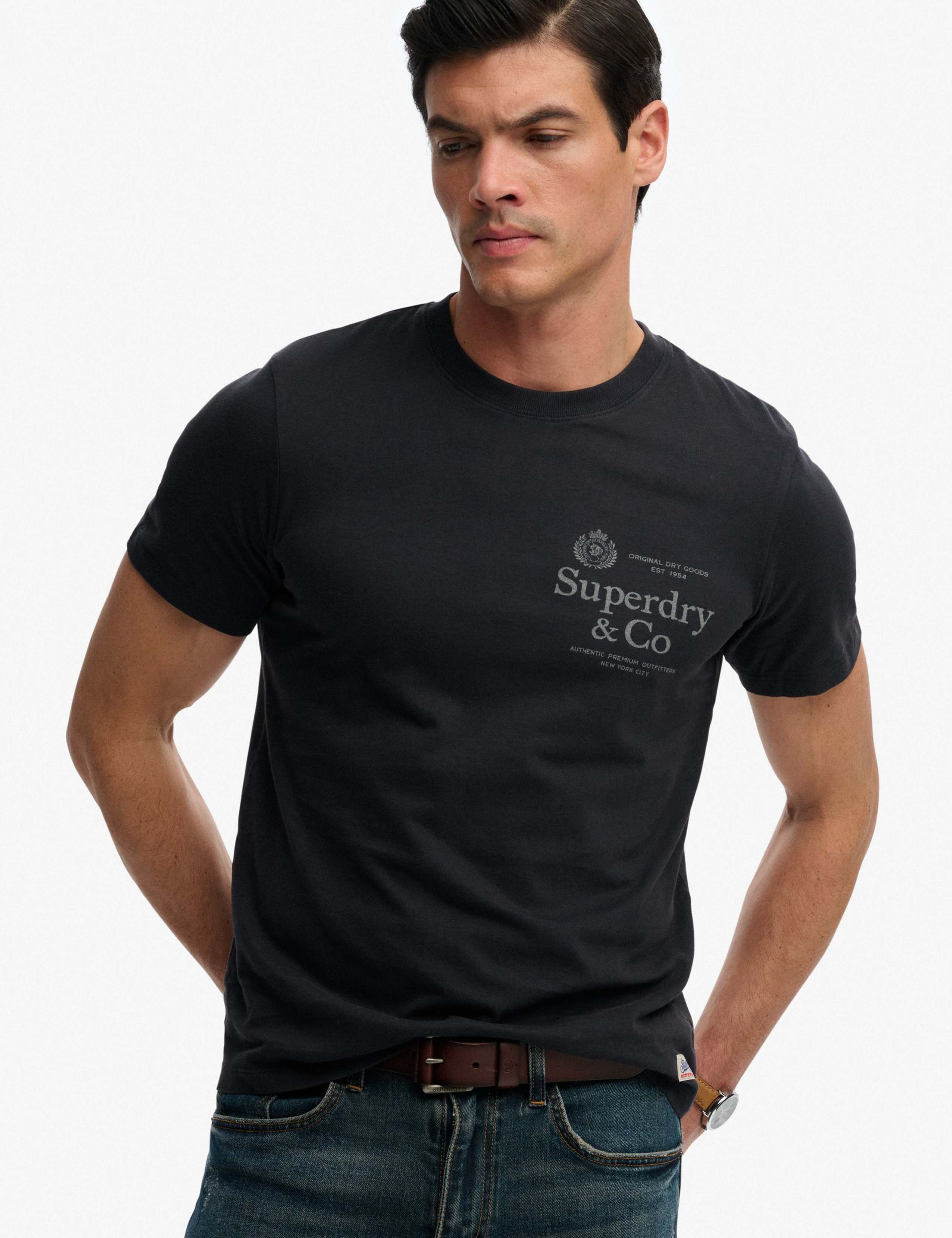 Pure Cotton Graphic Crew Neck T-Shirt 2 of 5