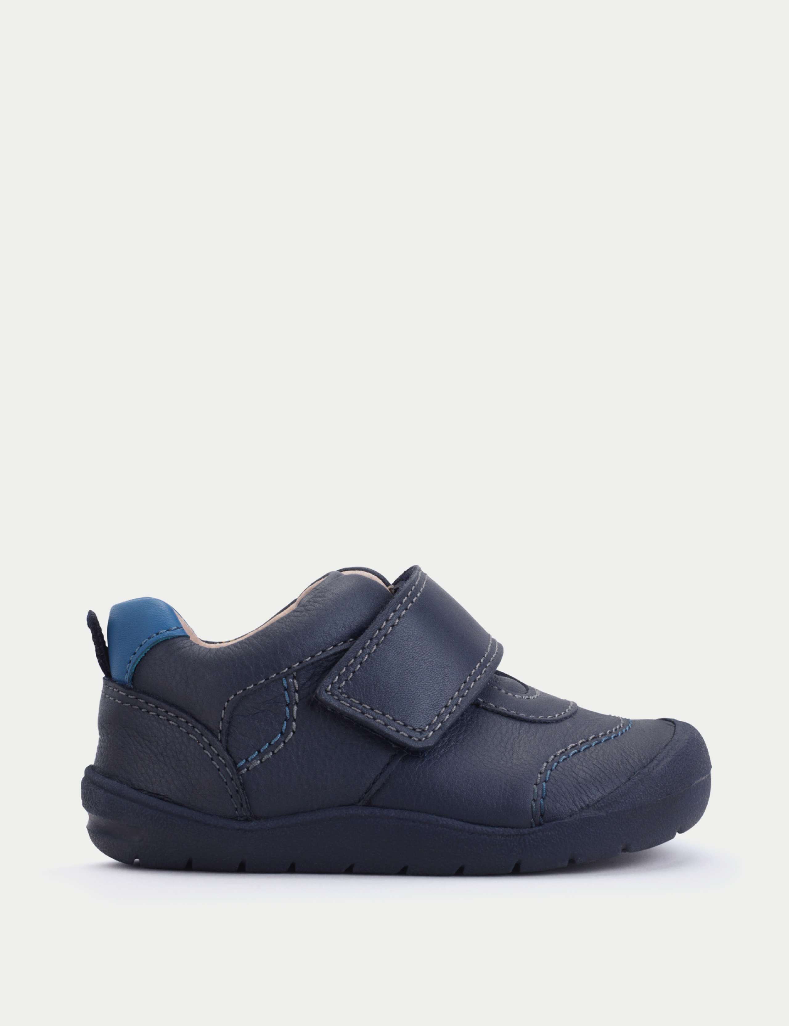 Kids' Leather Riptape Trainers (3 Small - 6.5 Small) 1 of 6