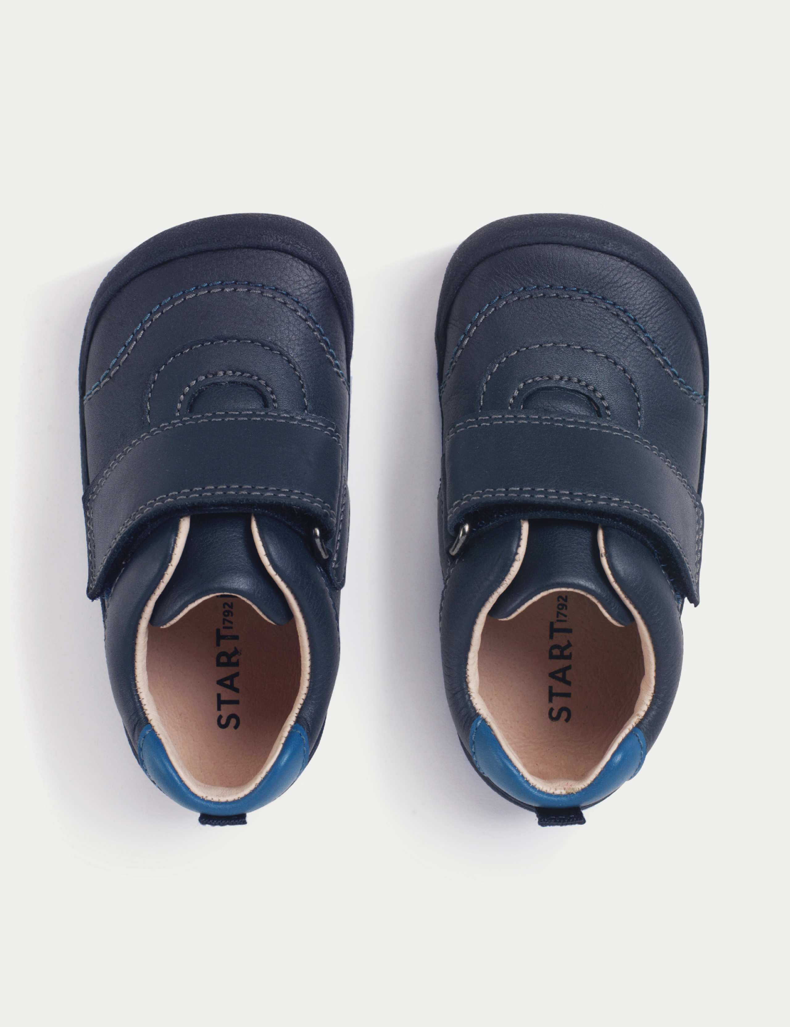 Kids' Leather Riptape Trainers (3 Small - 6.5 Small) 2 of 6