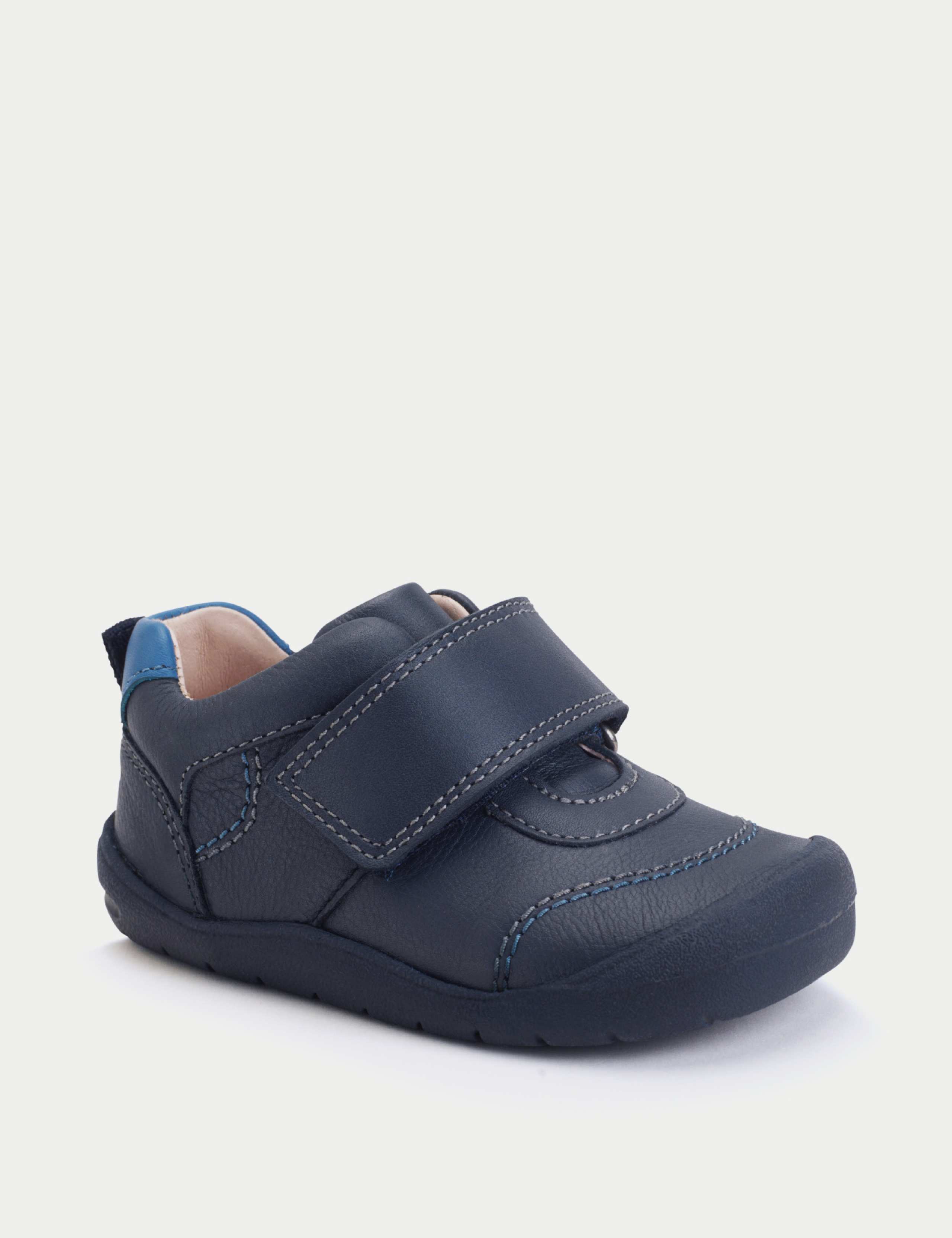 Kids' Leather Riptape Trainers (3 Small - 6.5 Small) 3 of 6