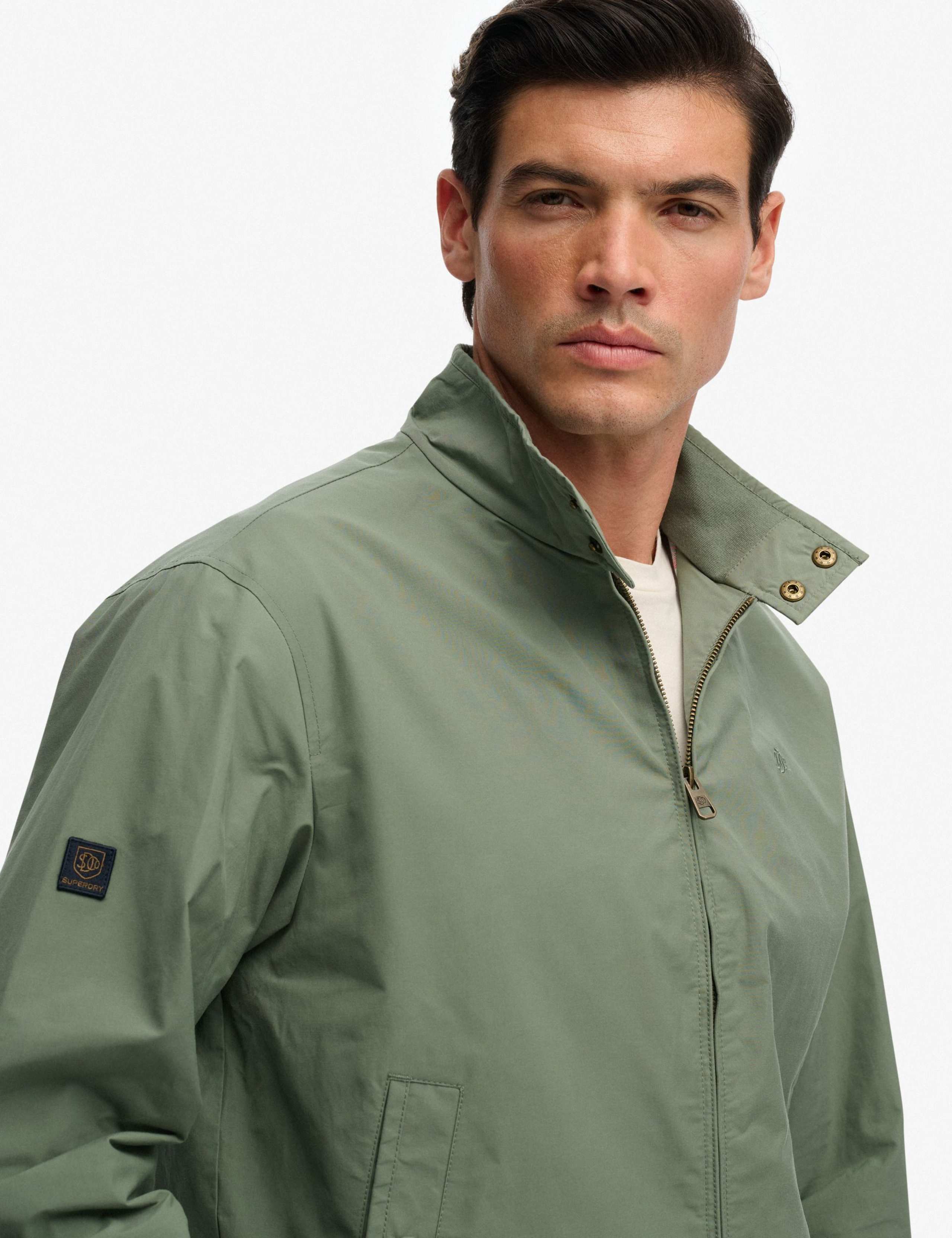 Cotton Blend Harrington Jacket 6 of 6