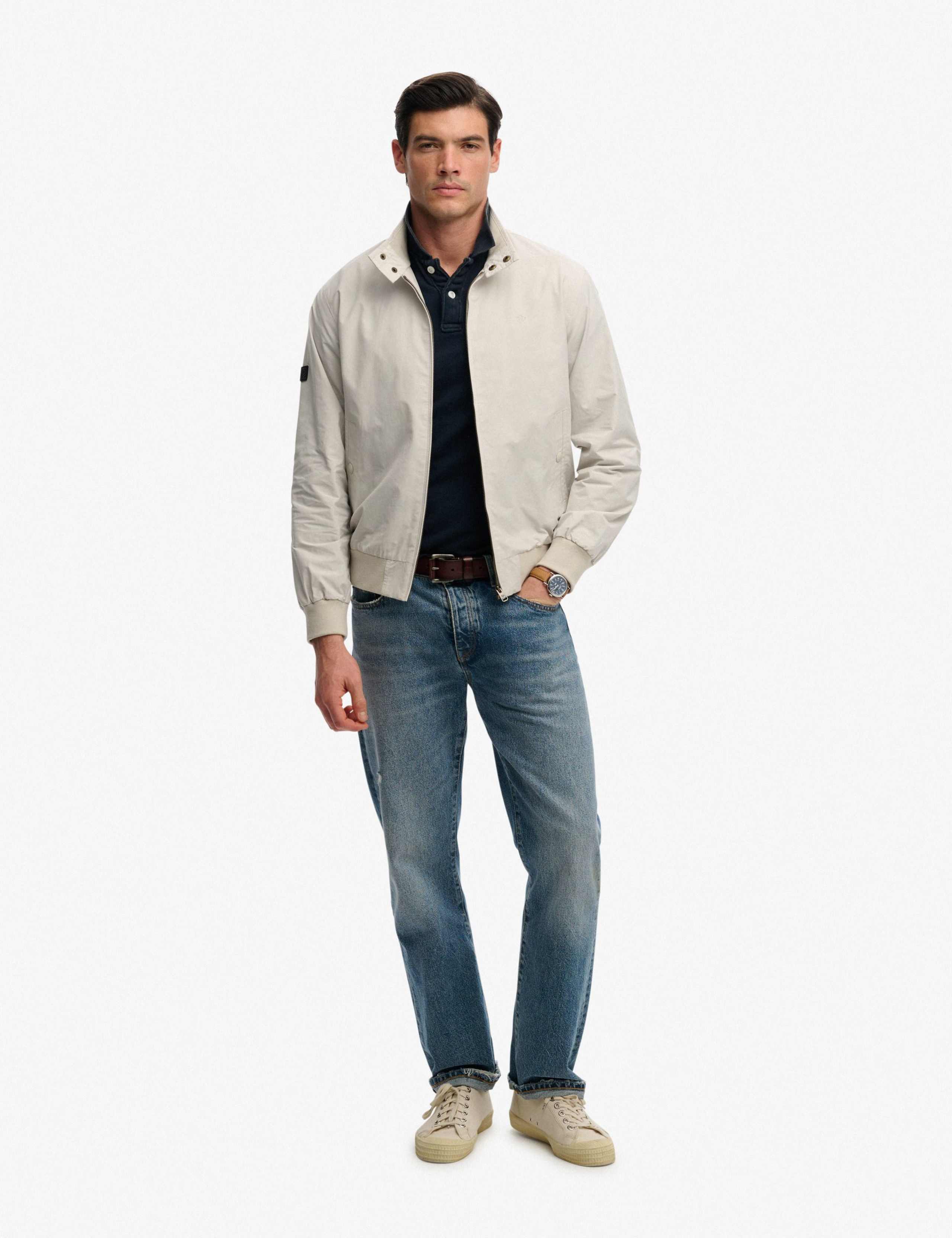 Cotton Blend Harrington Jacket 2 of 6