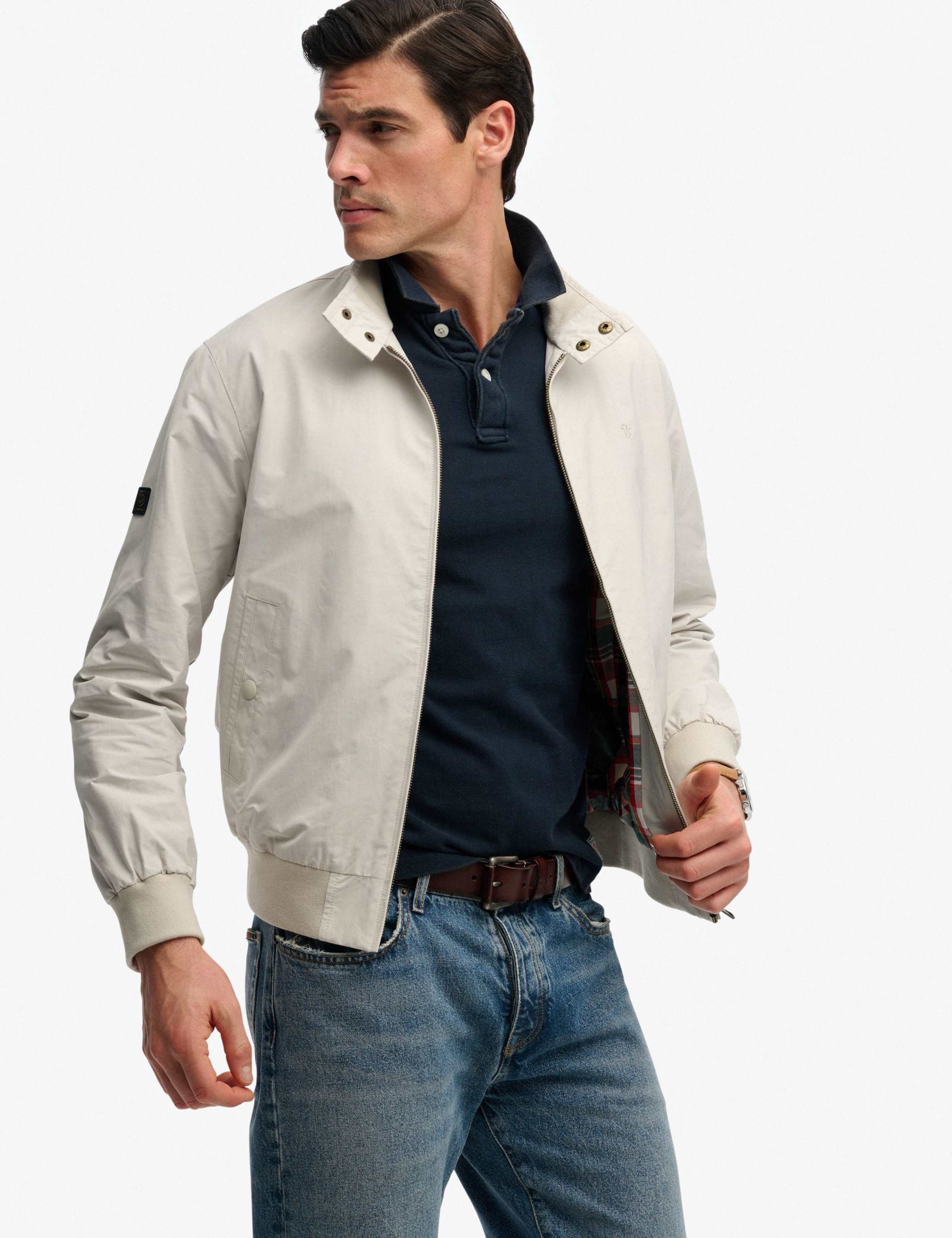 Cotton Blend Harrington Jacket 6 of 6