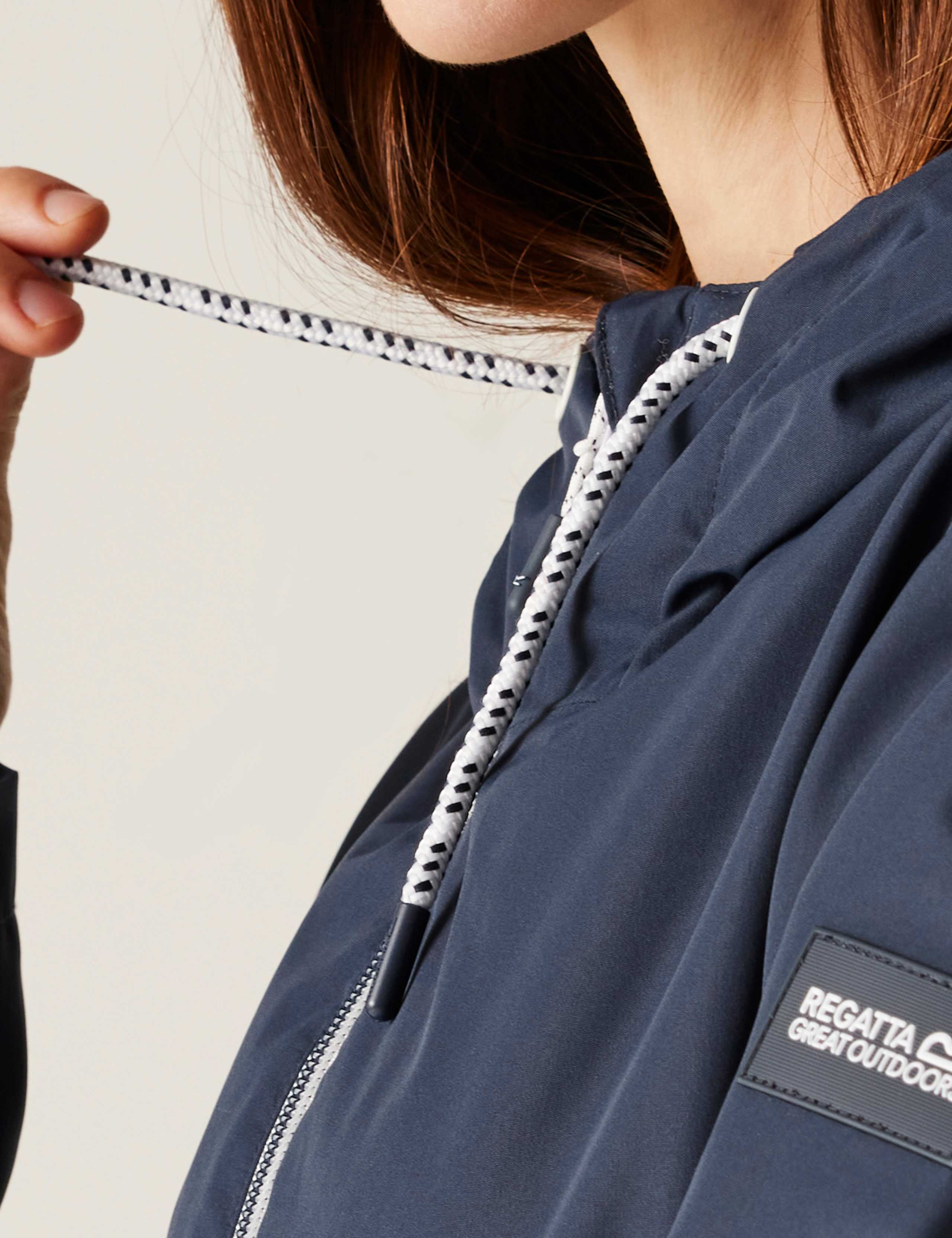 Bayletta II Waterproof Striped Raincoat 7 of 11