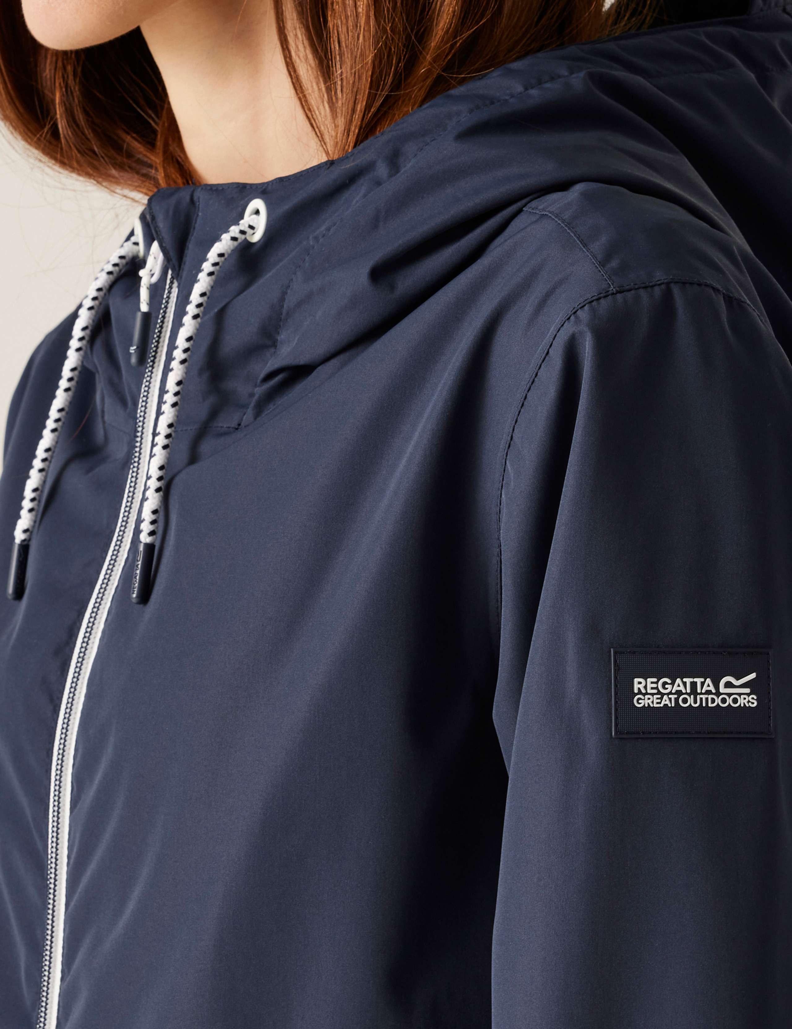 Bayletta II Waterproof Striped Raincoat 9 of 11