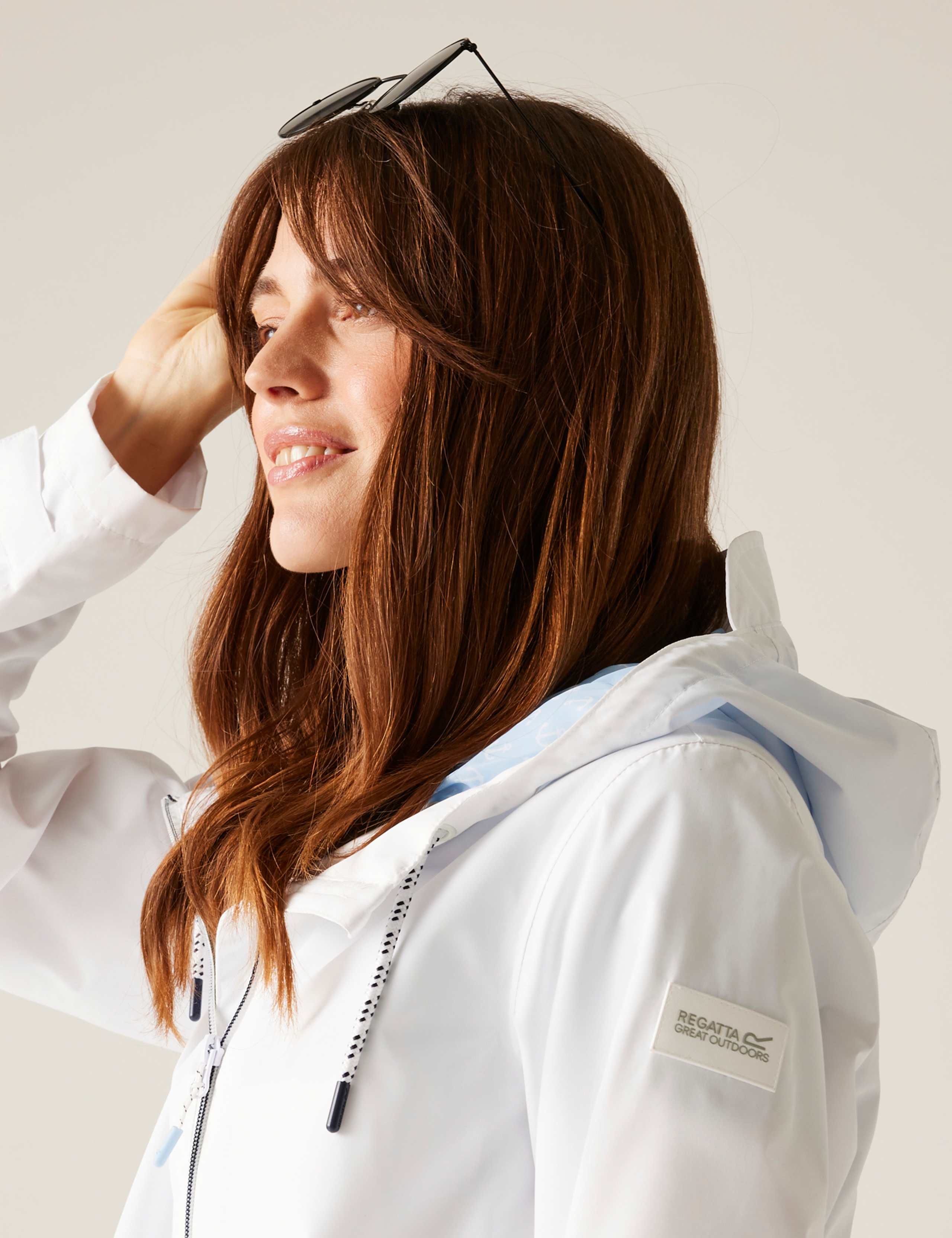 Bayletta II Waterproof Striped Raincoat 4 of 11