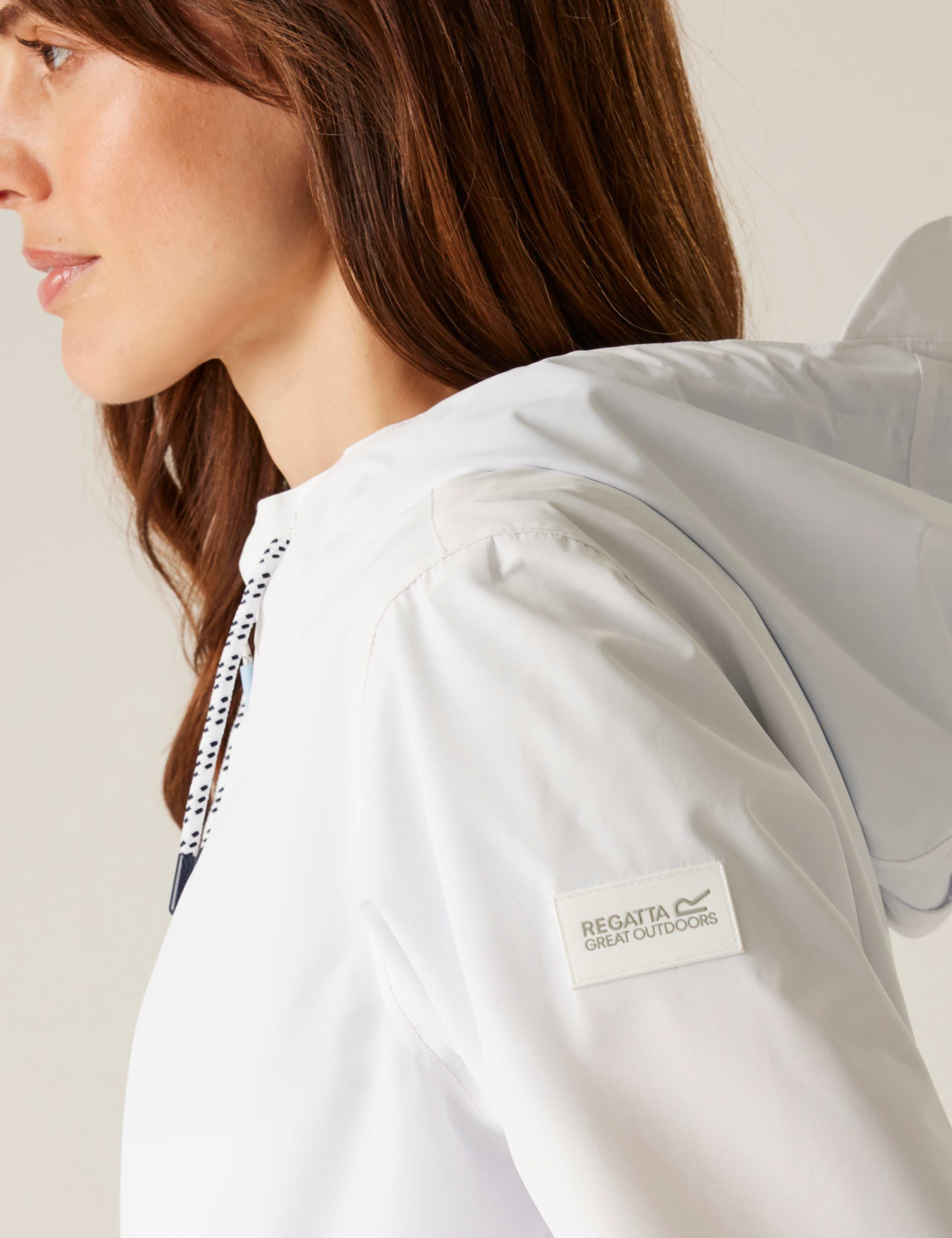 Bayletta II Waterproof Striped Raincoat 8 of 11