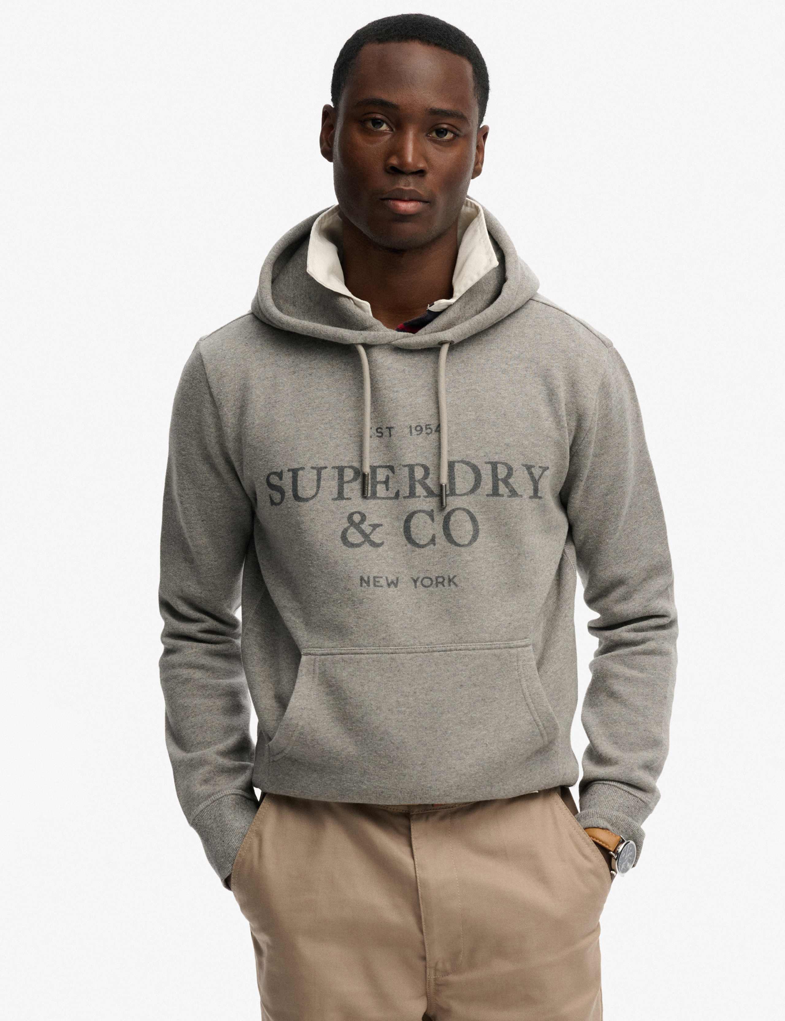 Pure Cotton Logo Drawstring Hoodie 1 of 5