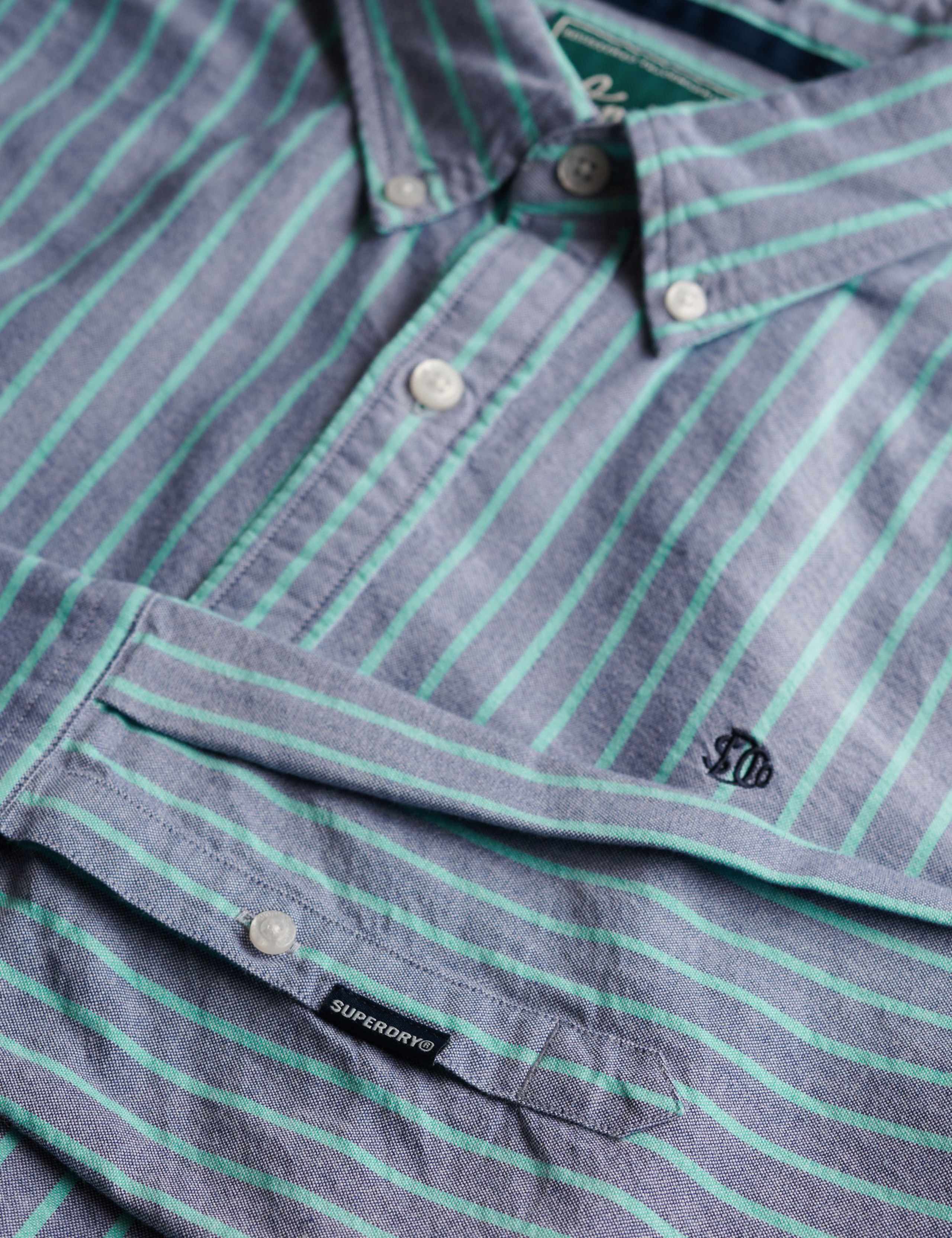 Pure Cotton Striped Oxford Shirt 3 of 7