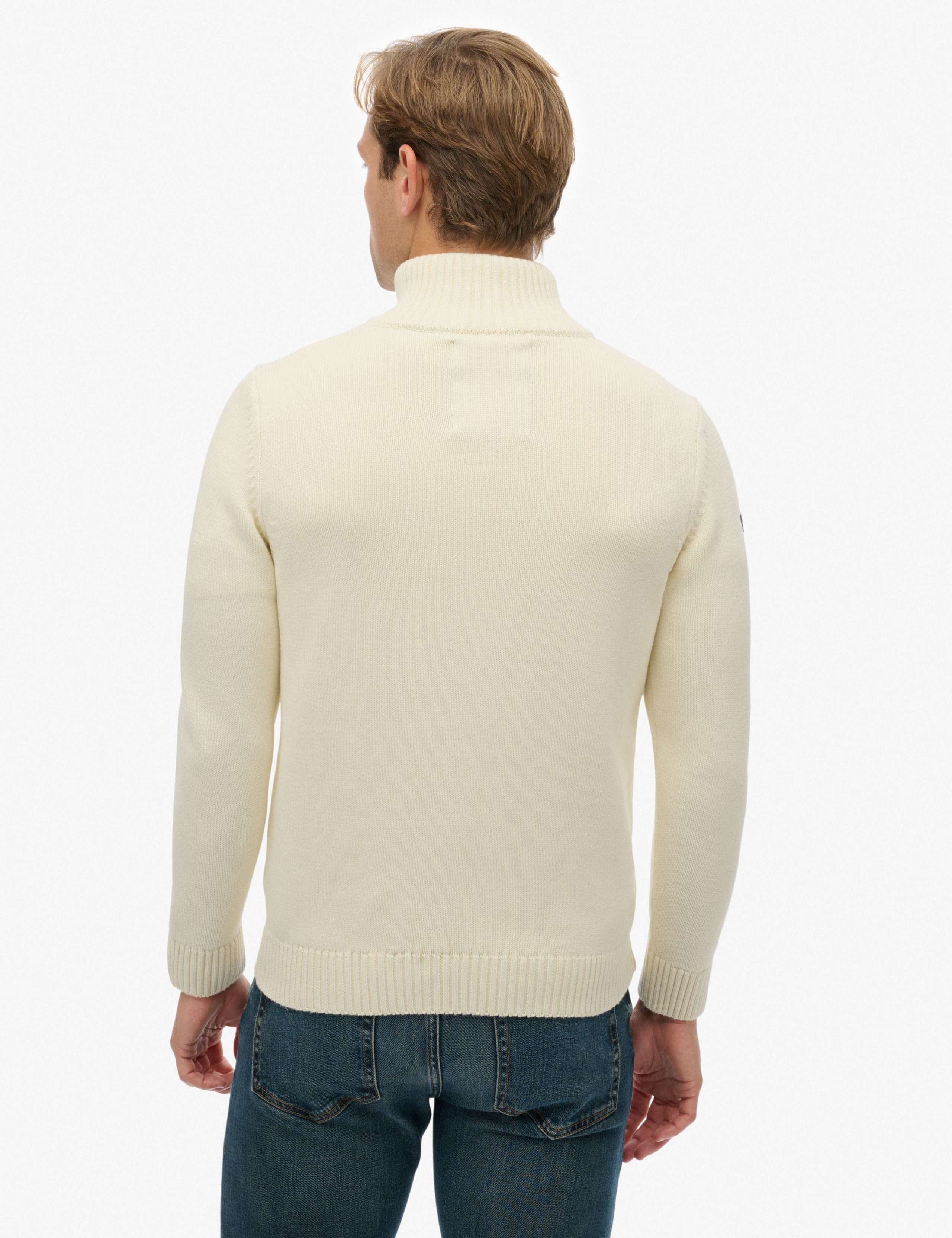 Pure Cotton Half Zip Jumper 6 of 6