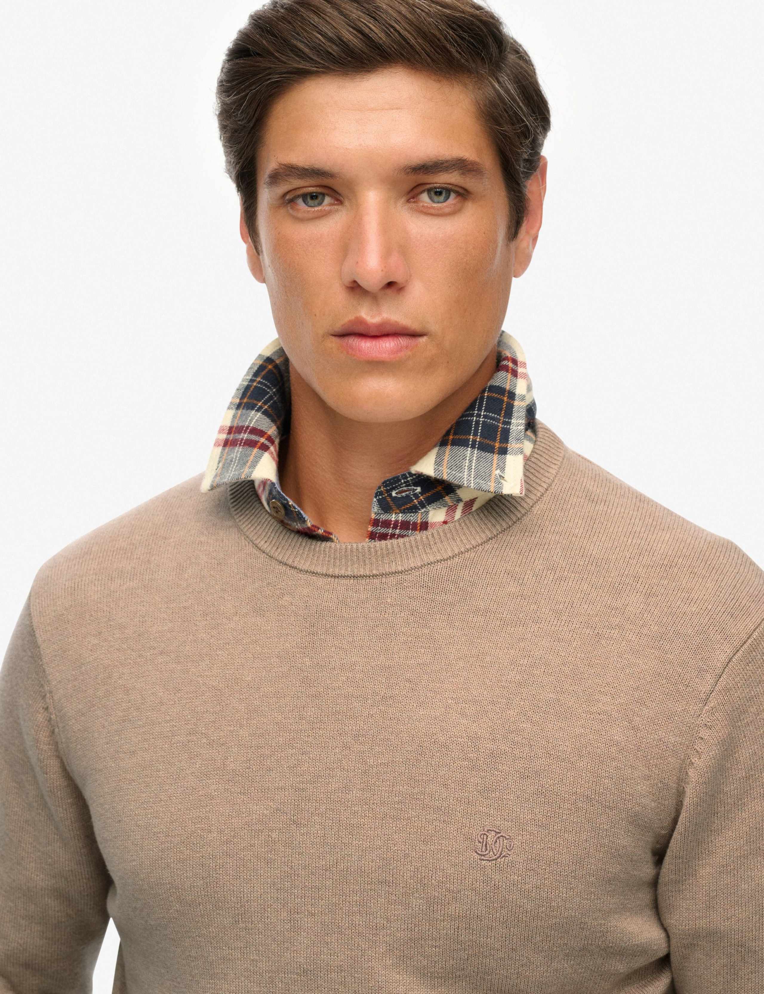 Pure Cotton Crew Neck Jumper 4 of 6