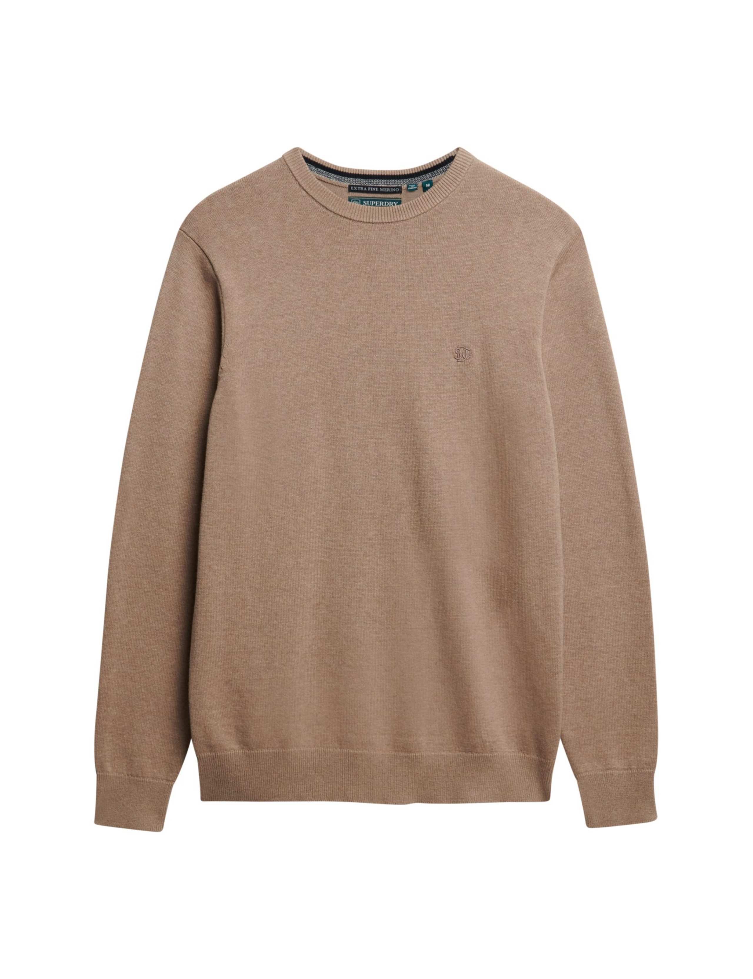Pure Cotton Crew Neck Jumper 2 of 6